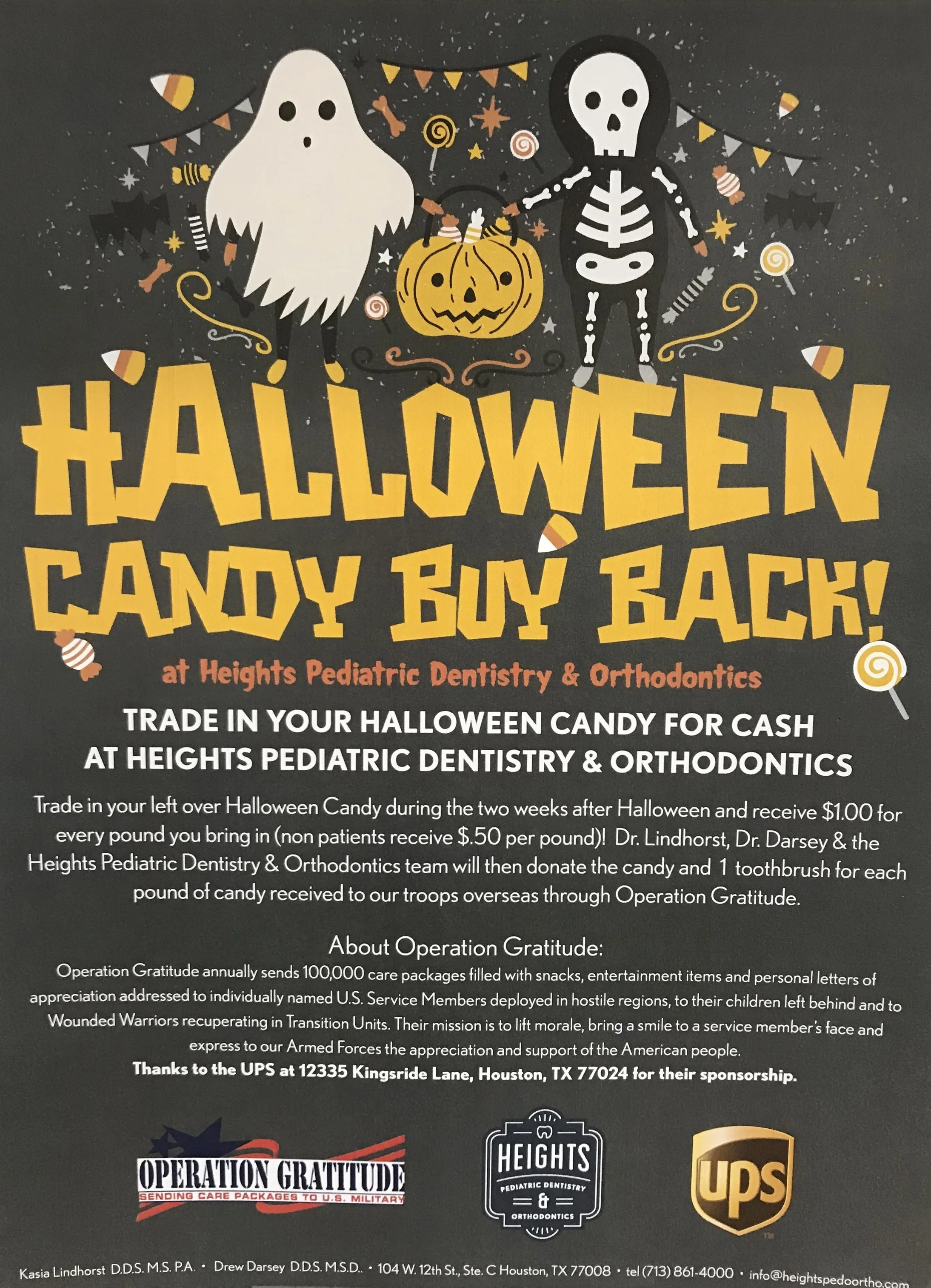 It’s Time for Halloween Candy Buy Back!