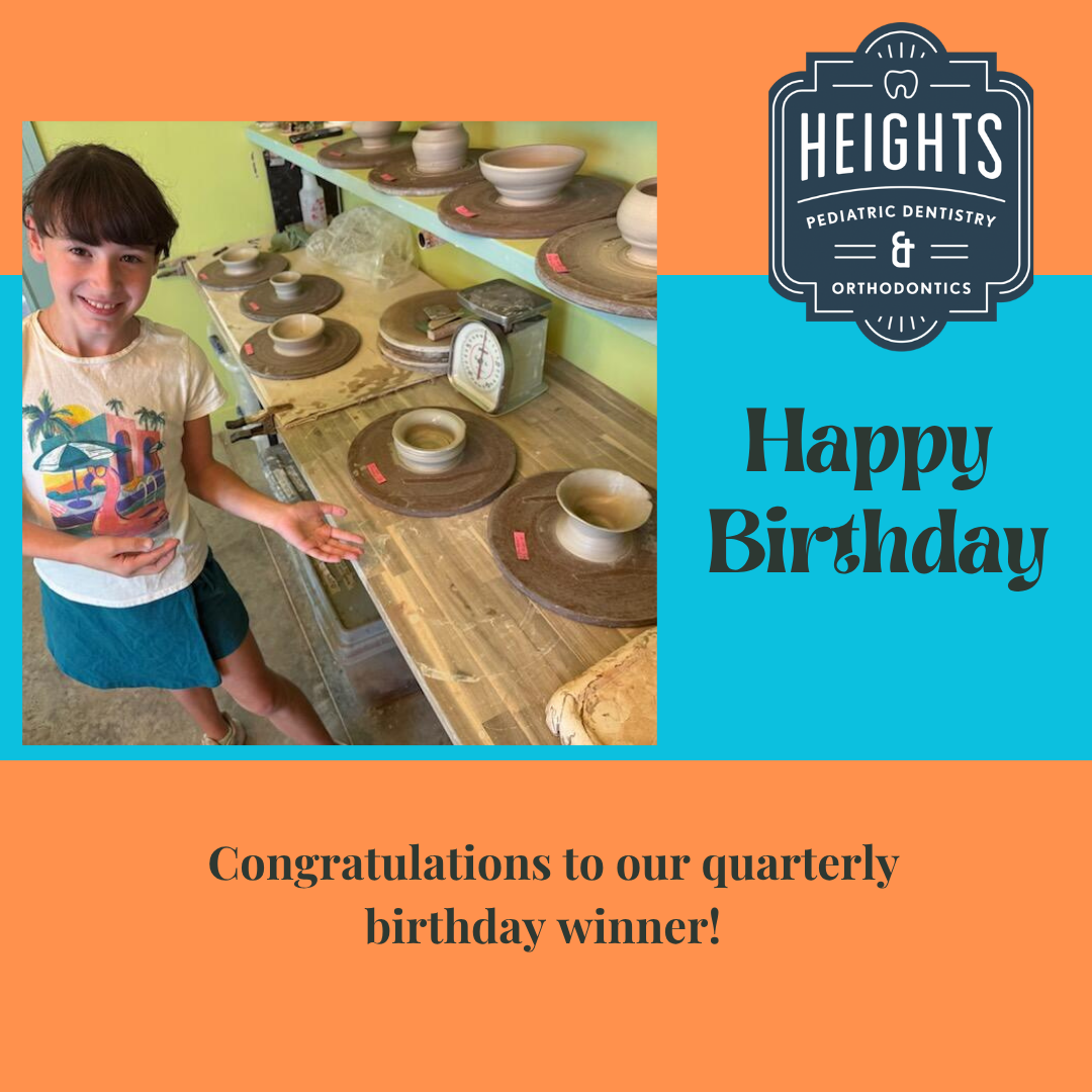 A big congratulations to this quarter’s birthday winner!