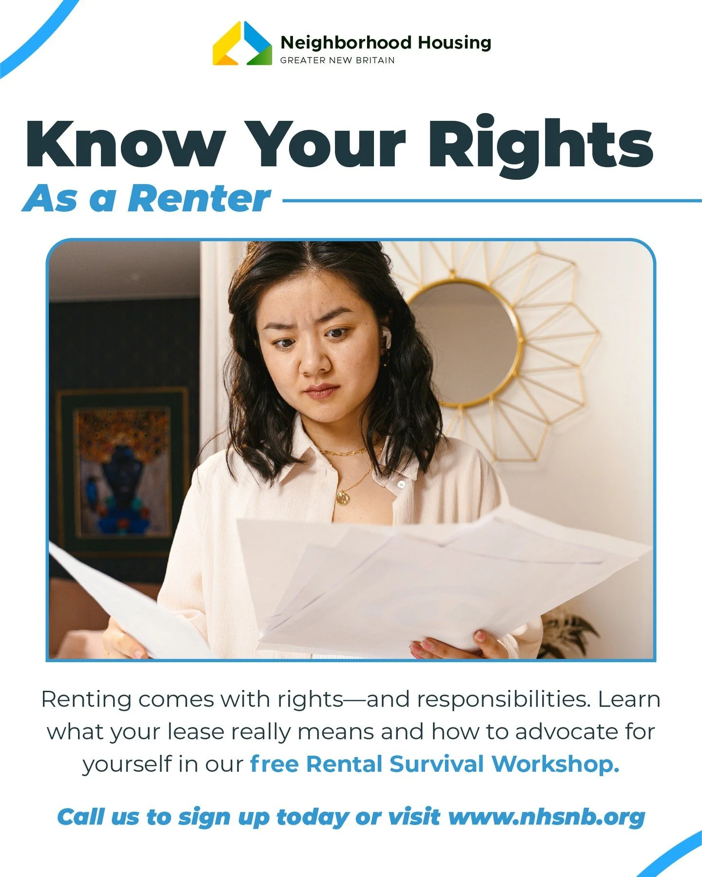 Renting comes with rights&mdash;and responsibilities. If you&rsquo;ve ever wondered what your lease really means or how to advocate for yourself, this workshop is for you.

🛑 Learn how to protect yourself
📃 Understand your lease
🤝 Get clarity on f