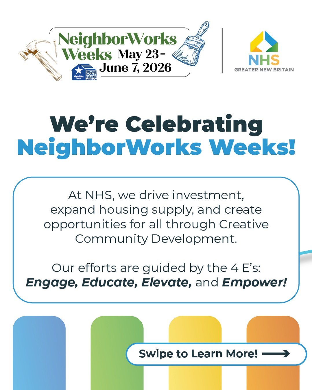 📅 May 23-June 7, we&rsquo;re celebrating NeighborWorks Weeks with NeighborWorks America (@neighborworks) and nearly 250 network organizations! See how we&rsquo;re driving investment, expanding housing supply, and creating opportunities for all throu