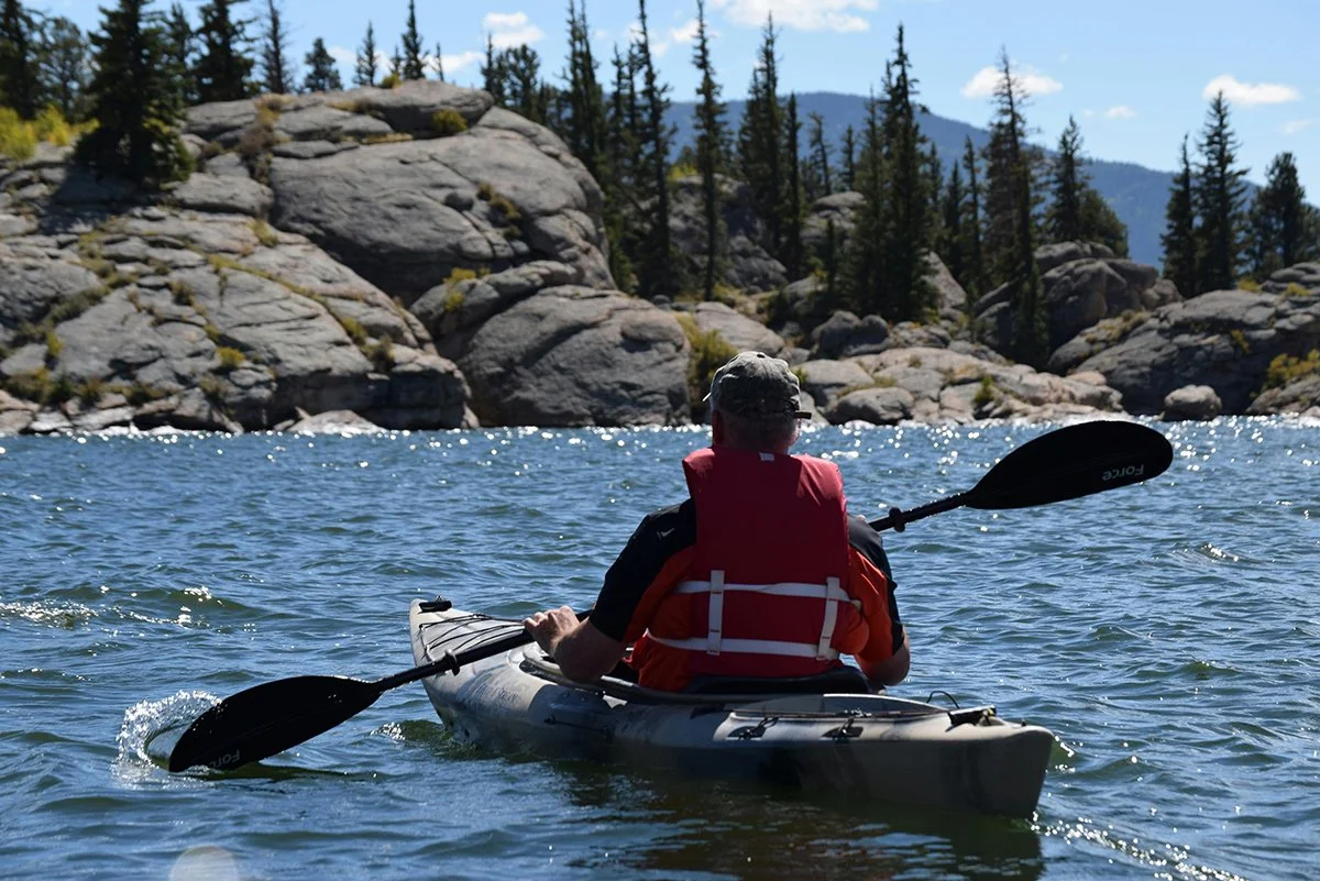 Kayaking near Rivenrock Lodge
