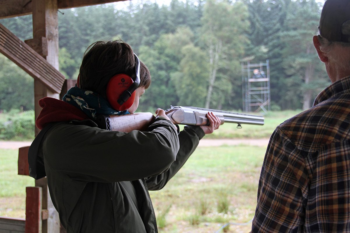 Clay shooting near Rivenrock Lodge