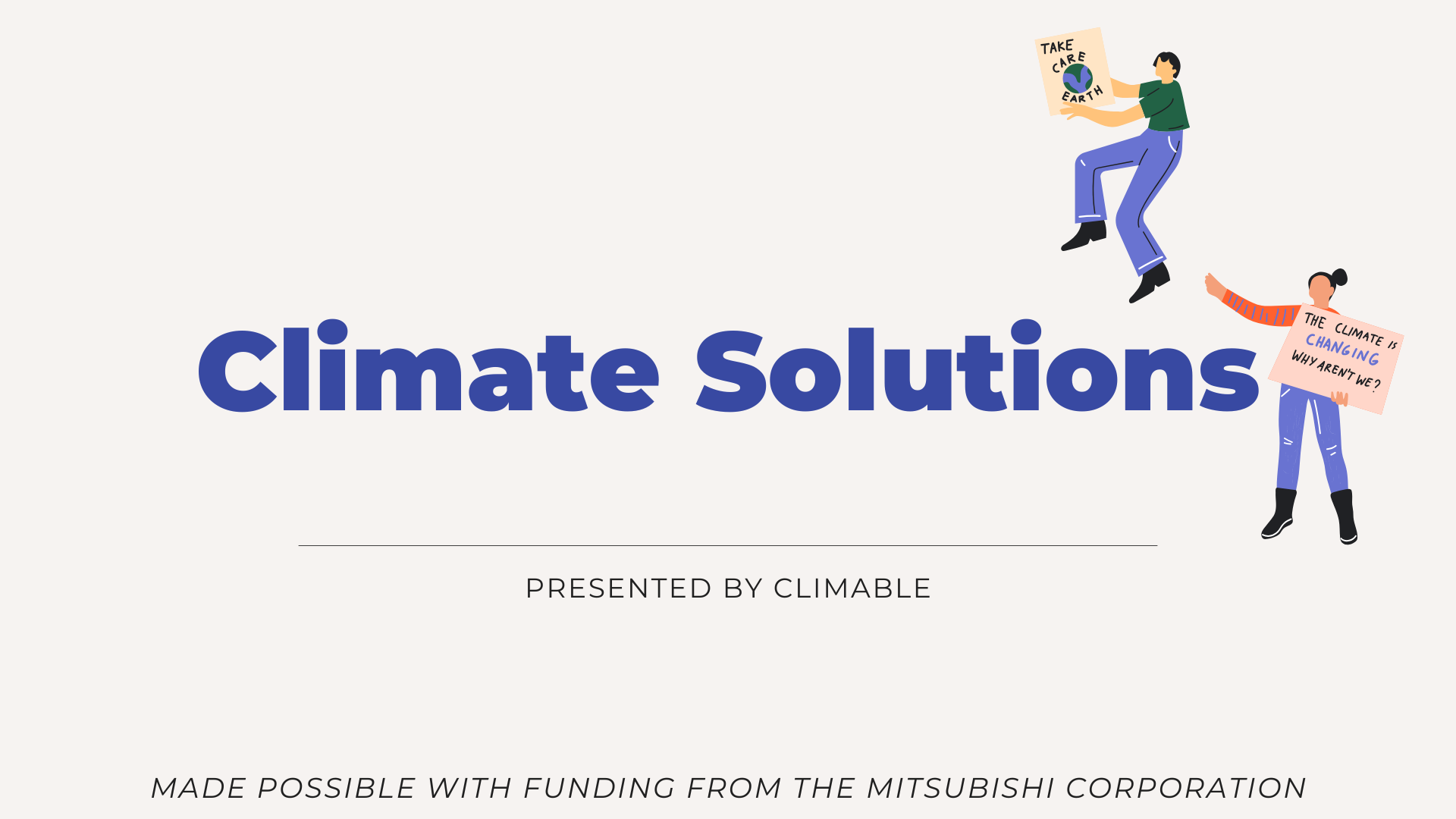 Middle School Lesson 5: Climate solutions