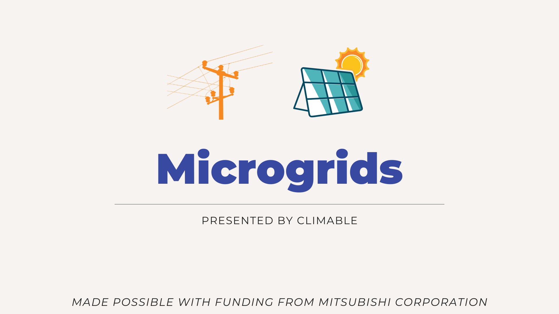 Middle School Lesson 3:  Microgrids