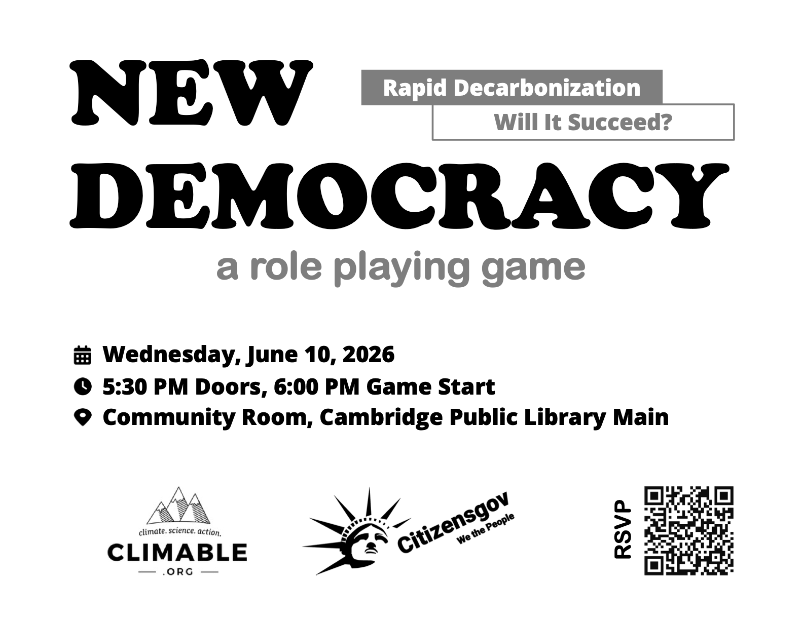 New Democracy: A role-playing game