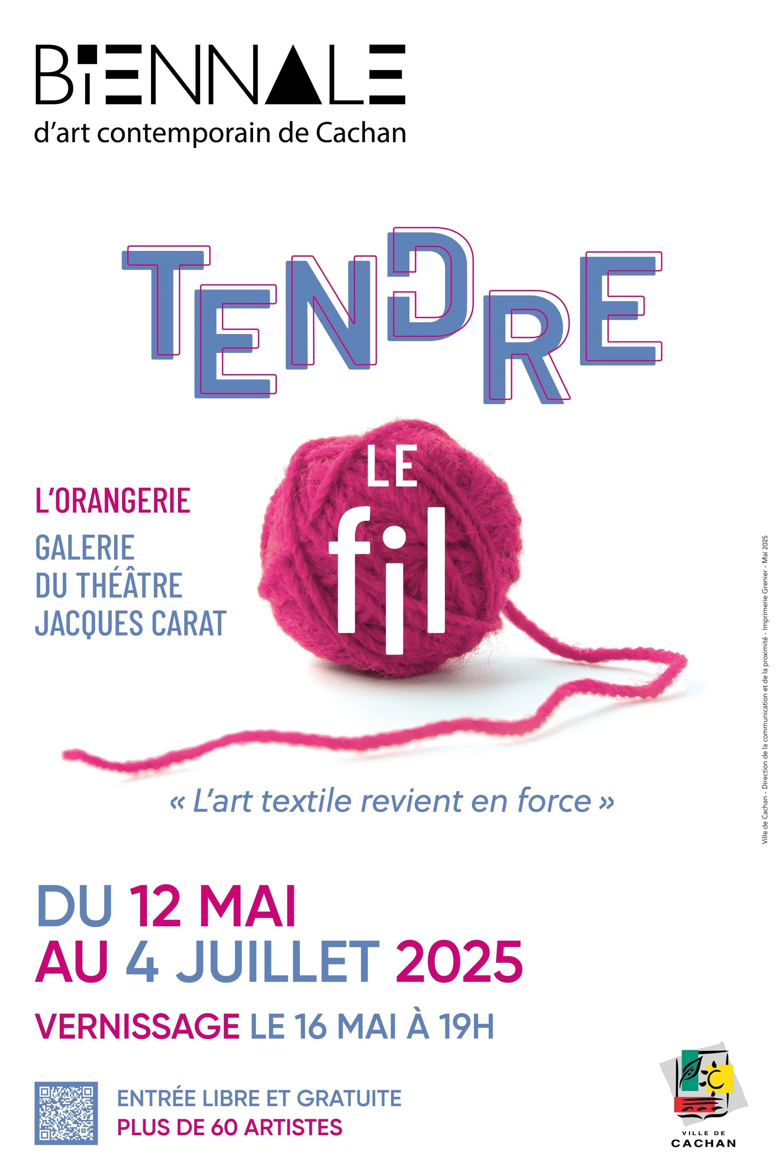 « Tendre le fil pour tisser des liens », Biennale d’art contemporain de Cachan