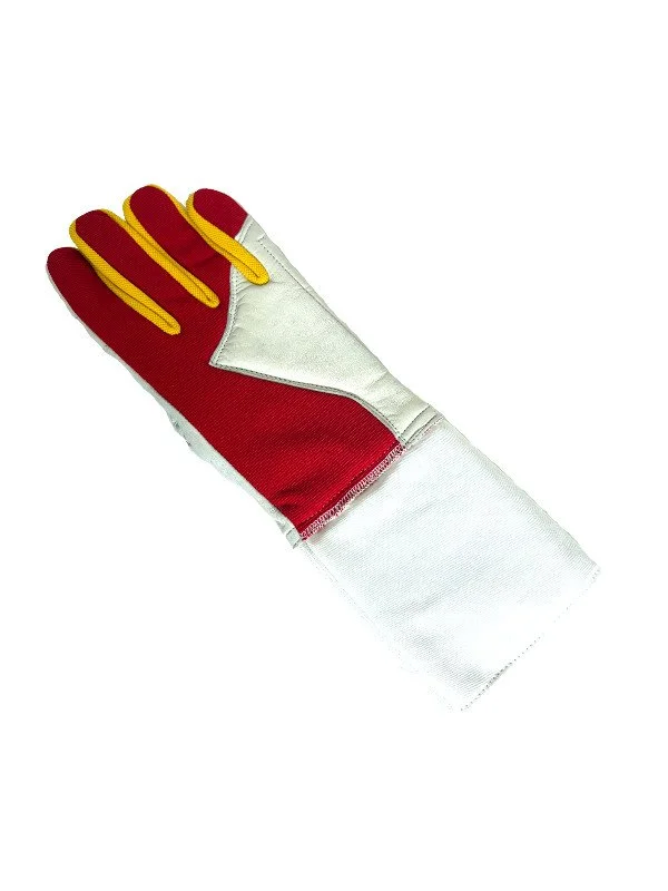 Padded Red & Yellow 3-Weapon Glove