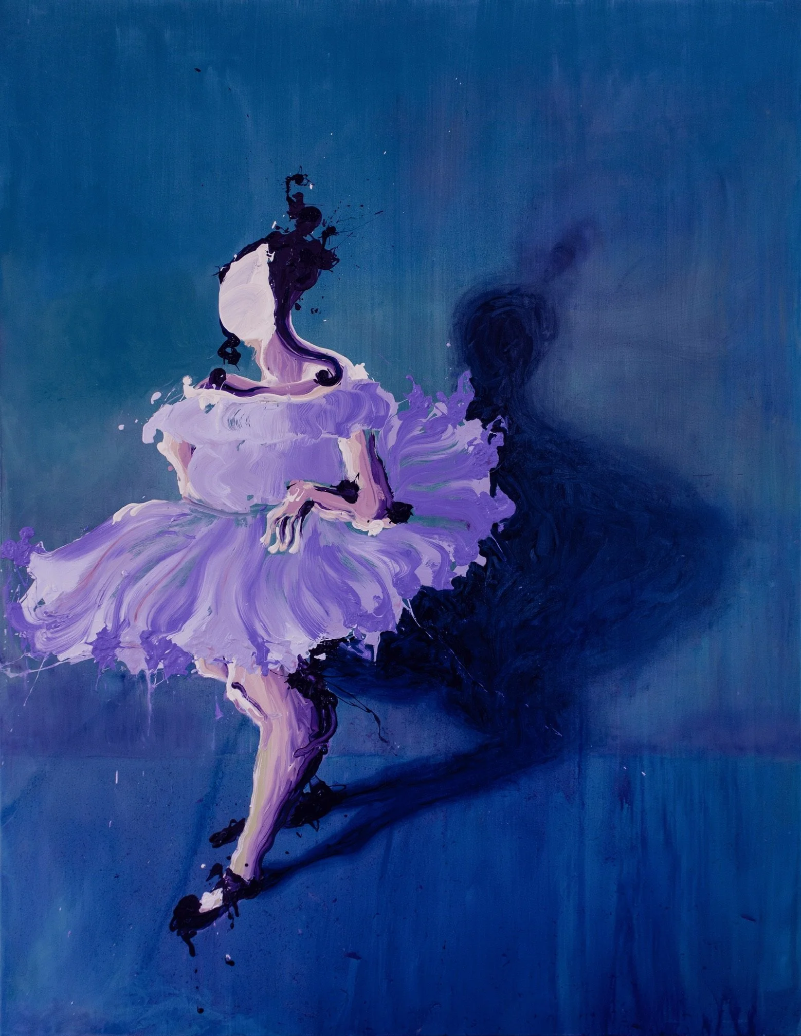 Michael Alexander Campbell, Le cri de Paris, 2026, Oil on canvas, 200 x 150 cm (79 x 59 inches)