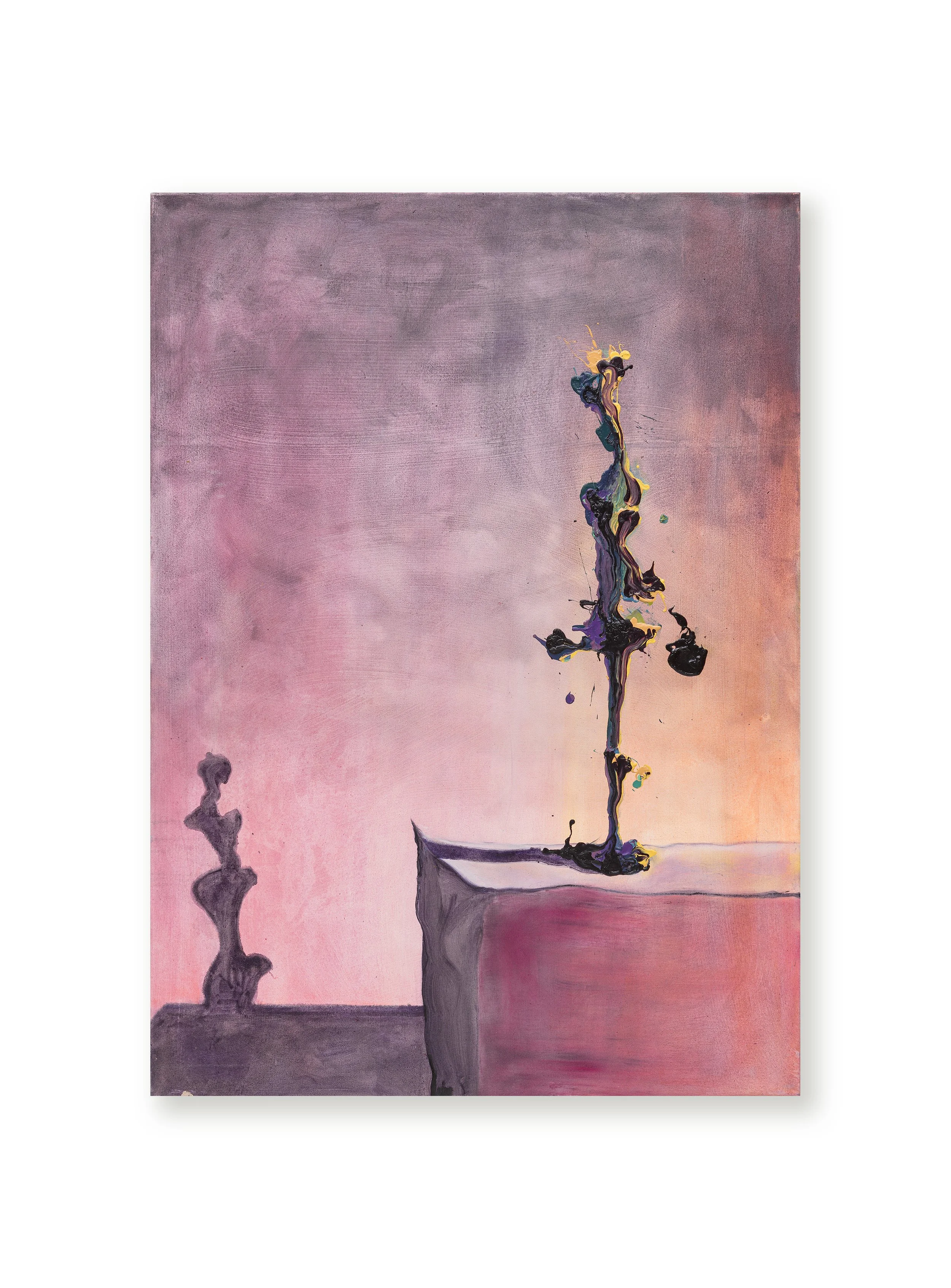 Michael Alexander Campbell,
Giacometti in the Tate Tanks, 2025
Oil on Canvas
115 x 160 cm (45.3 x 63 inches)