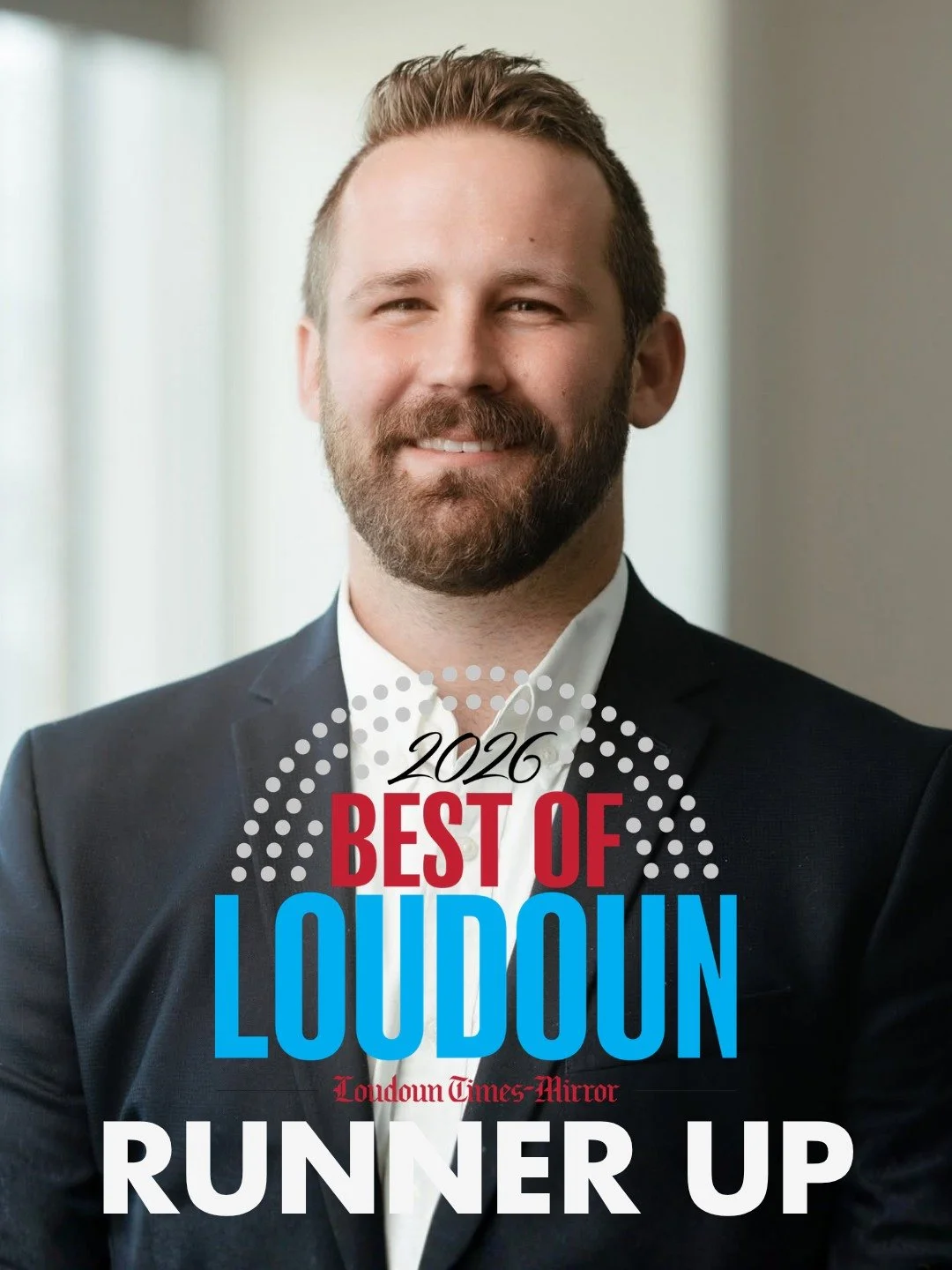 A huge congratulations to Brody Barrett for being named a Best of Loudoun Runner Up.

Anyone who has worked with Brody isn't surprised but is still excited to celebrate! 

He shows up for his clients with patience, integrity, and the kind of presence