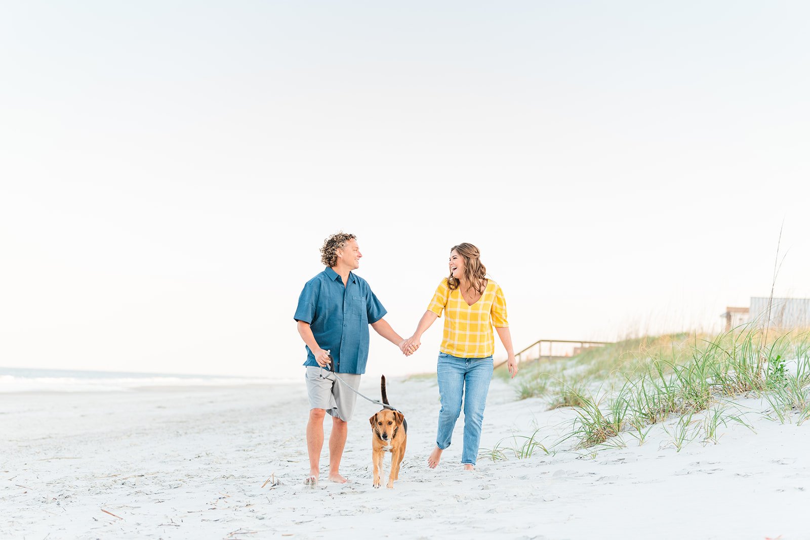 Carefree Engagement Session in Jacksonville Beach