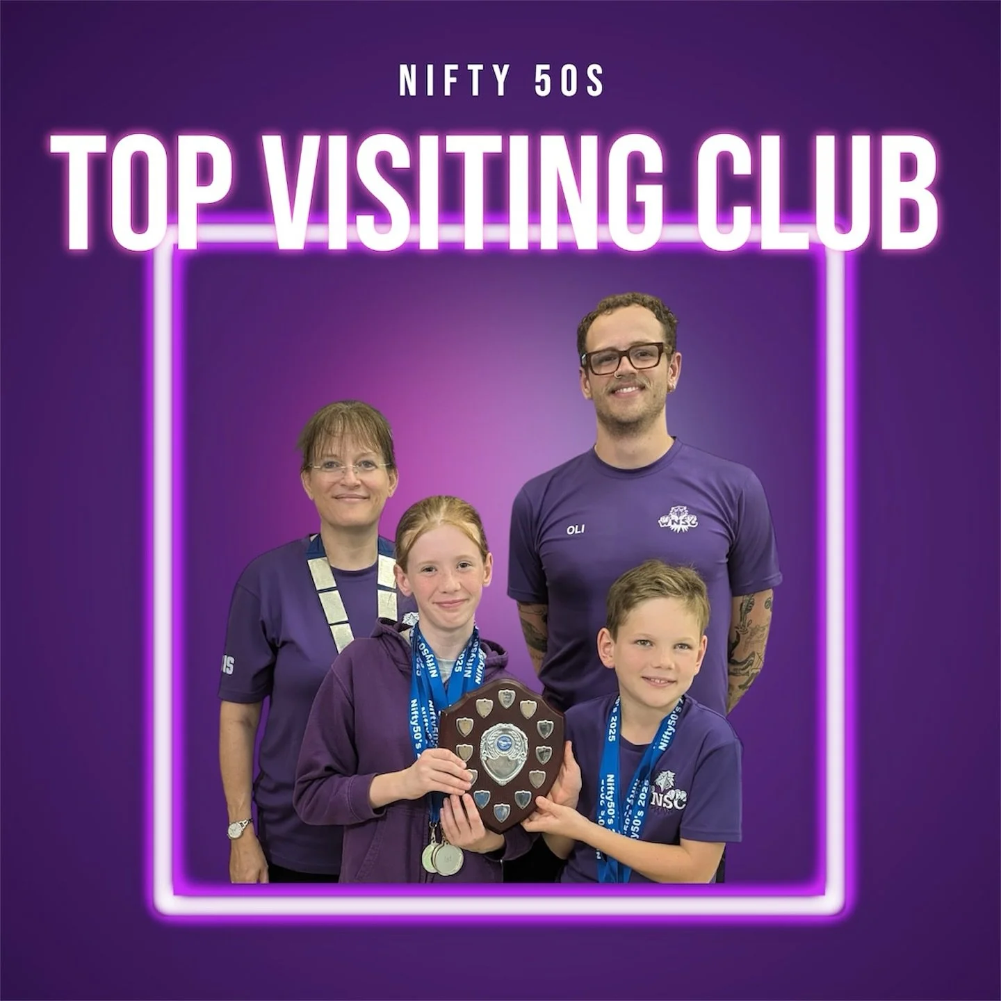 Another successful day in the pool for WNSC, bringing home the top visiting club trophy from today&rsquo;s Nifty 50s meet.

Well done to all swimmers!

What a strong start to the season for The Purple Army 💜