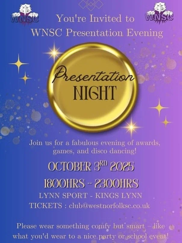 REMINDER: Order your presentation evening tickets before Friday&rsquo;s deadline. After this date we will start allocating tickets to our waiting list.

📧 Last week you should all have received an email about our annual presentation evening, an even