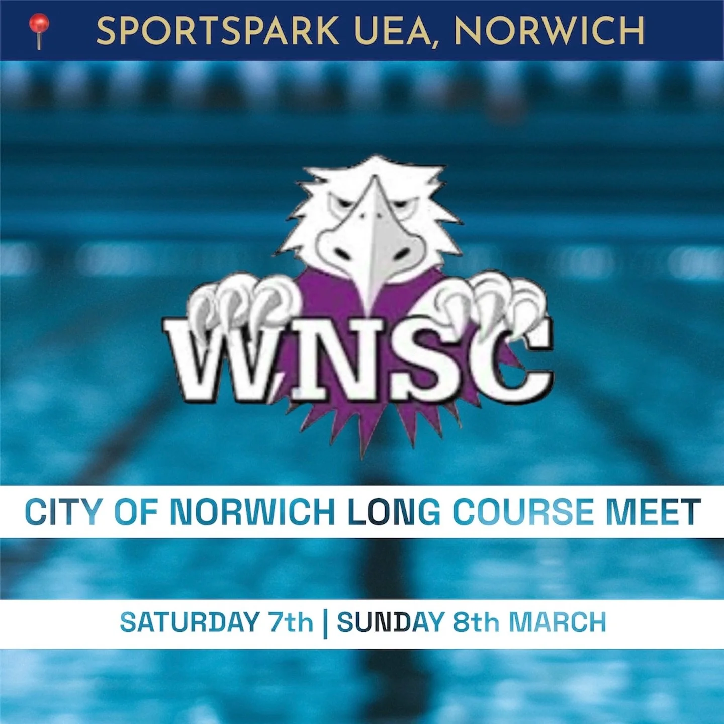 🏊🏻&zwj;♀️ CITY OF NORWICH LONG COURSE 🏊🏻&zwj;♂️

🗓️ Saturday 7th &amp; Sunday 8th March 2026

🕟 Arrival Times:

Session 1: Arrive at 08:30
Session 2: Arrive at 13:35

Session 3: Arrive at 08:10
Session 4: Arrive at 13:40

⚠️important: if your s