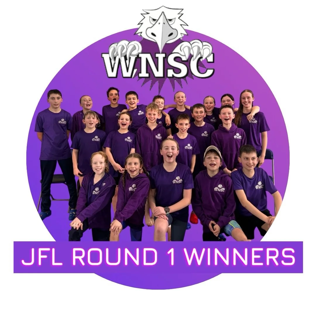 Well done to our young JFL team who swam to victory in round 1 💜

1st WNSC - 144
2nd @st_ives_sc - 118
3rd @wisbech_swimming - 106
4th @marchmarlinssc - 72