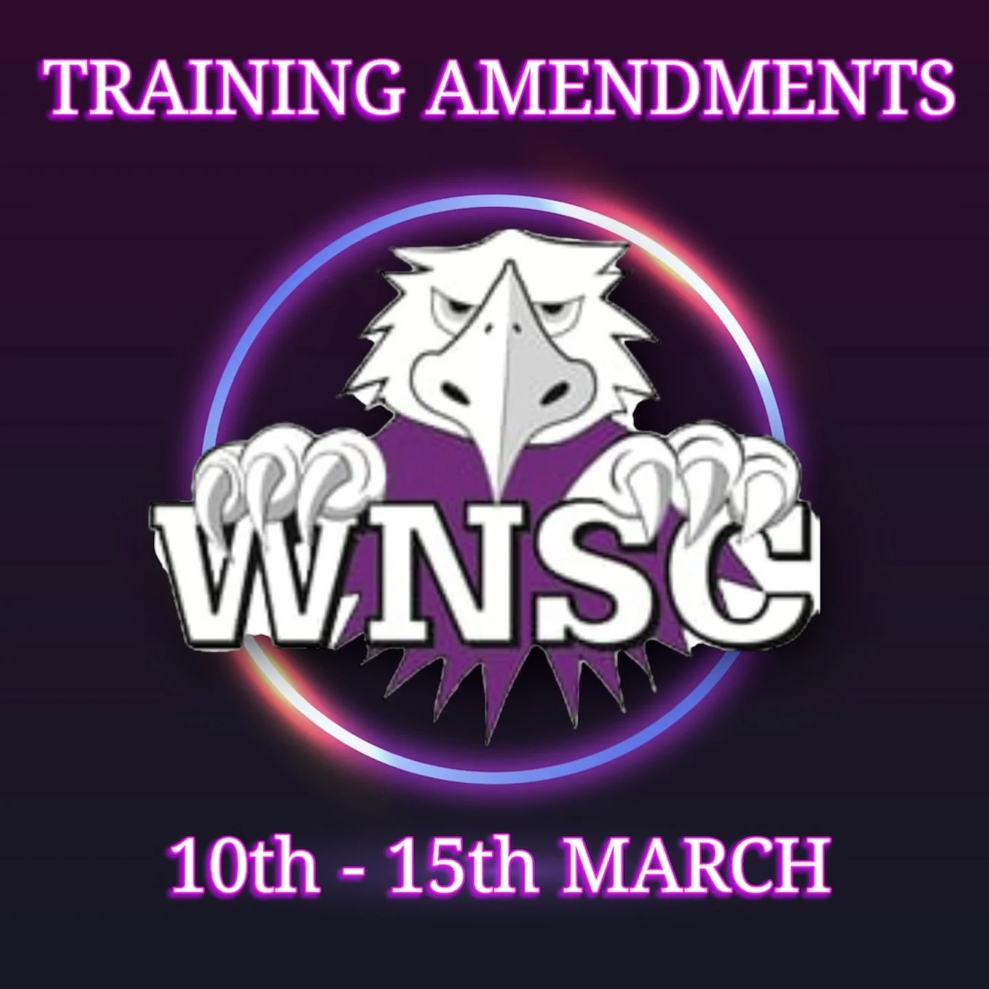 In light of the pool closure at King&rsquo;s Lynn this week the training timetable for this week only (10th-15th March) has been amended as best we can whilst also accommodating moving our Open Meet to Downham Market this weekend.

Please read carefu