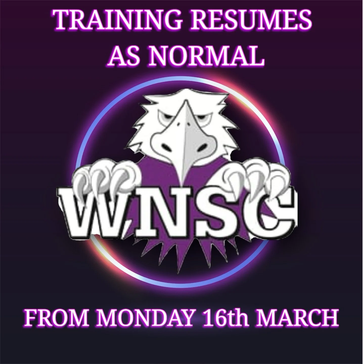 St James&rsquo; pool has been given the all clear. Training resumes as normal from Monday 16th March.