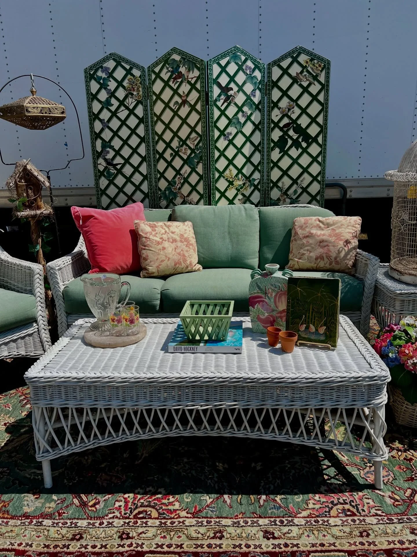 It&rsquo;s springtime on the lanai! Have you planned your garden yet? Garden tours are on Sunday with @gardenclubofvirginia if you need some inspiration!