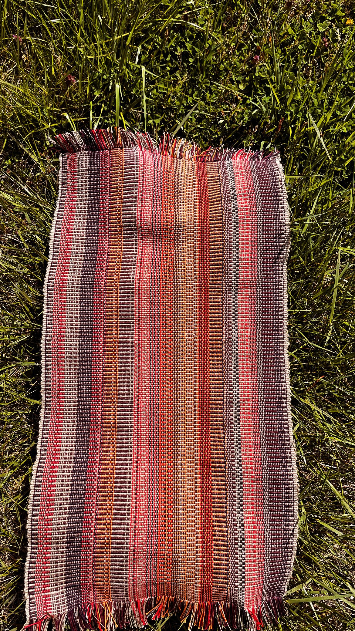 Cotton and jute rug