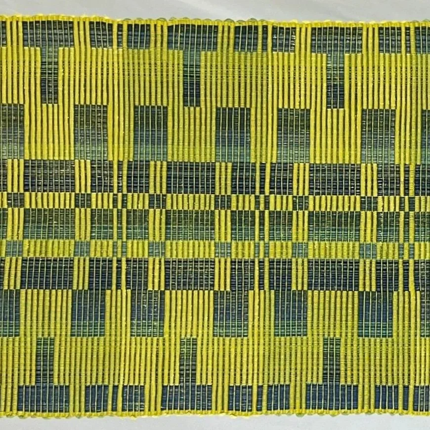 "South Toe Meadow"
Cotton rug, rep weave (23x70)