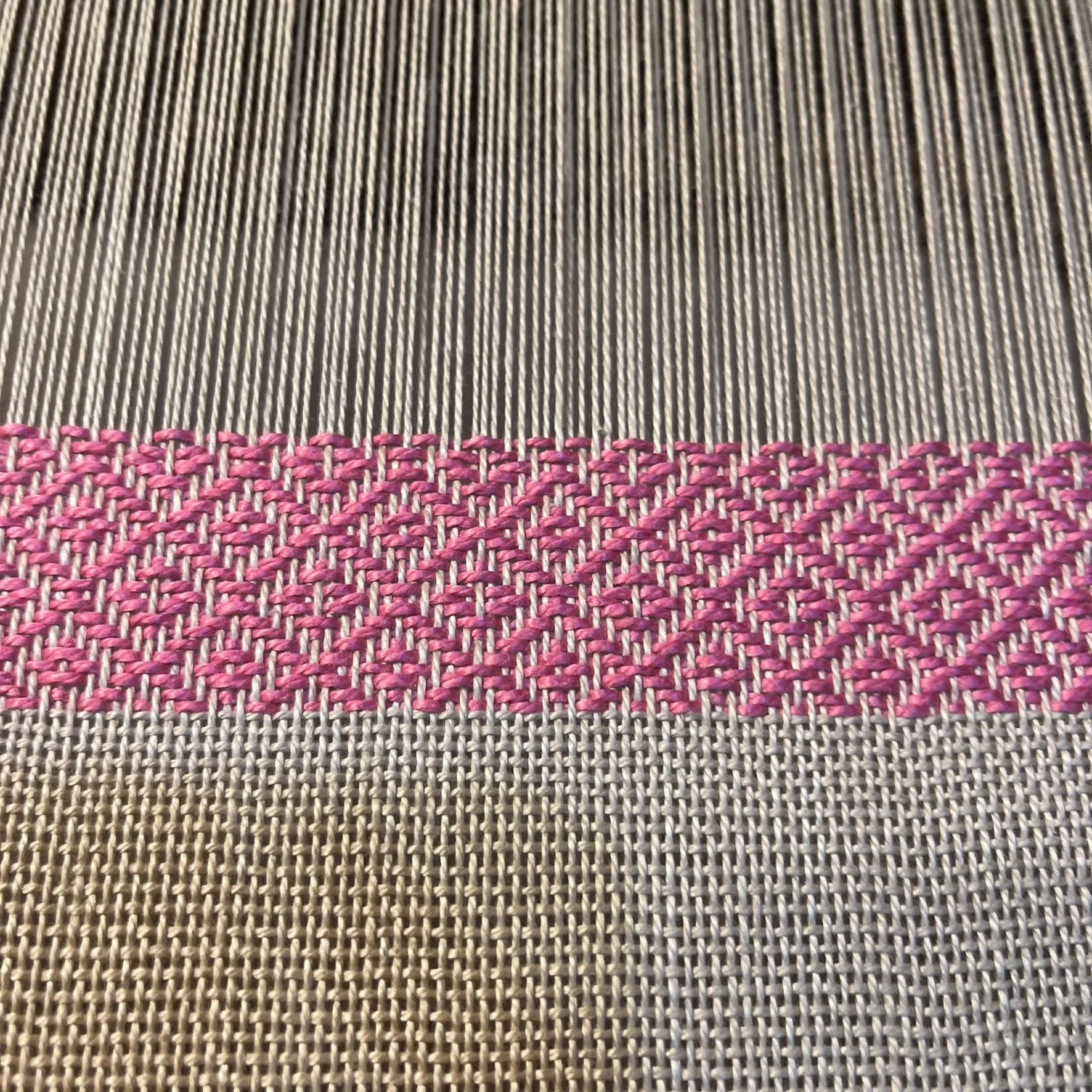 Production weaving for Crossnore Schools, napkins
