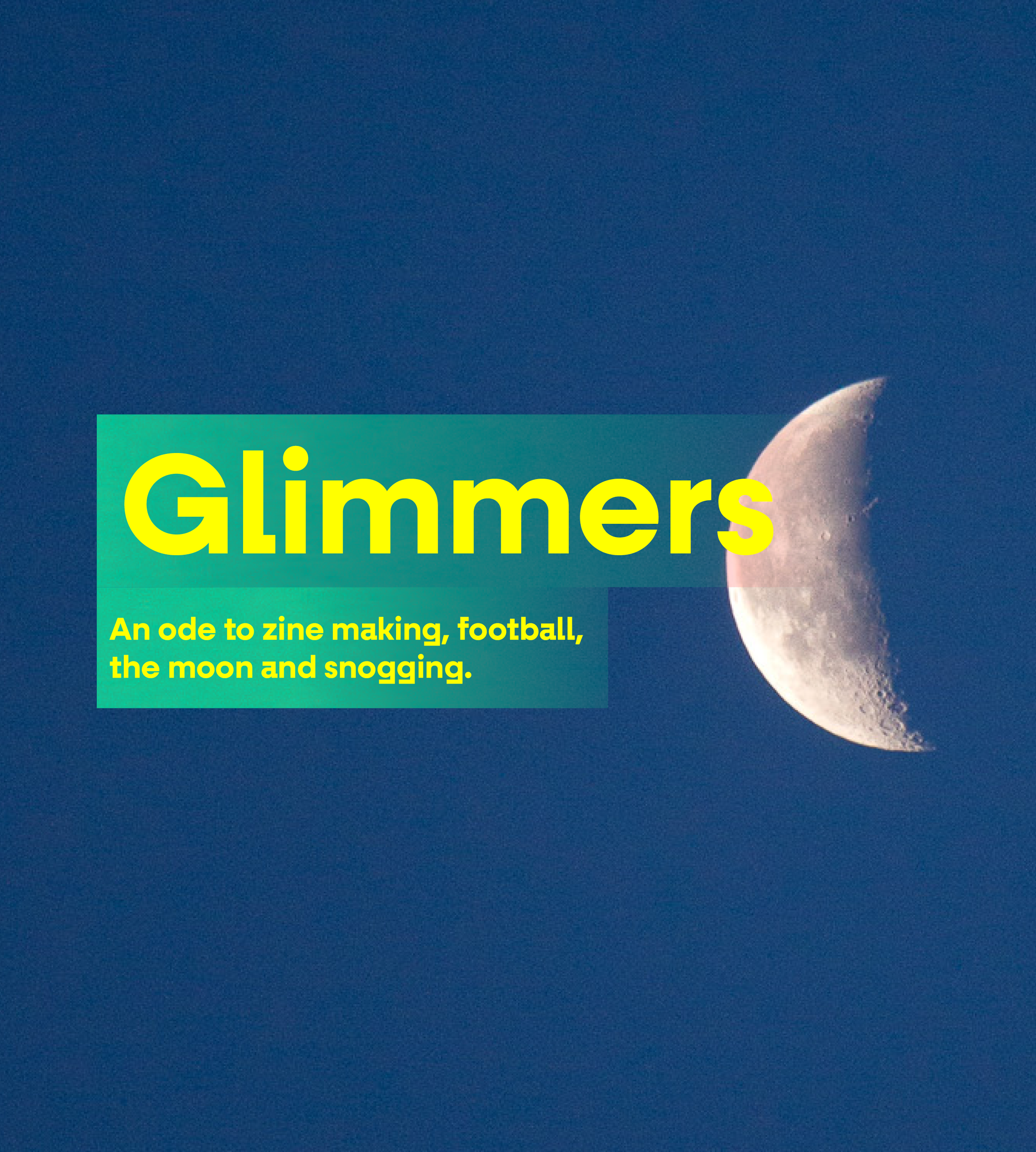 Substack post called 'Glimmers'.