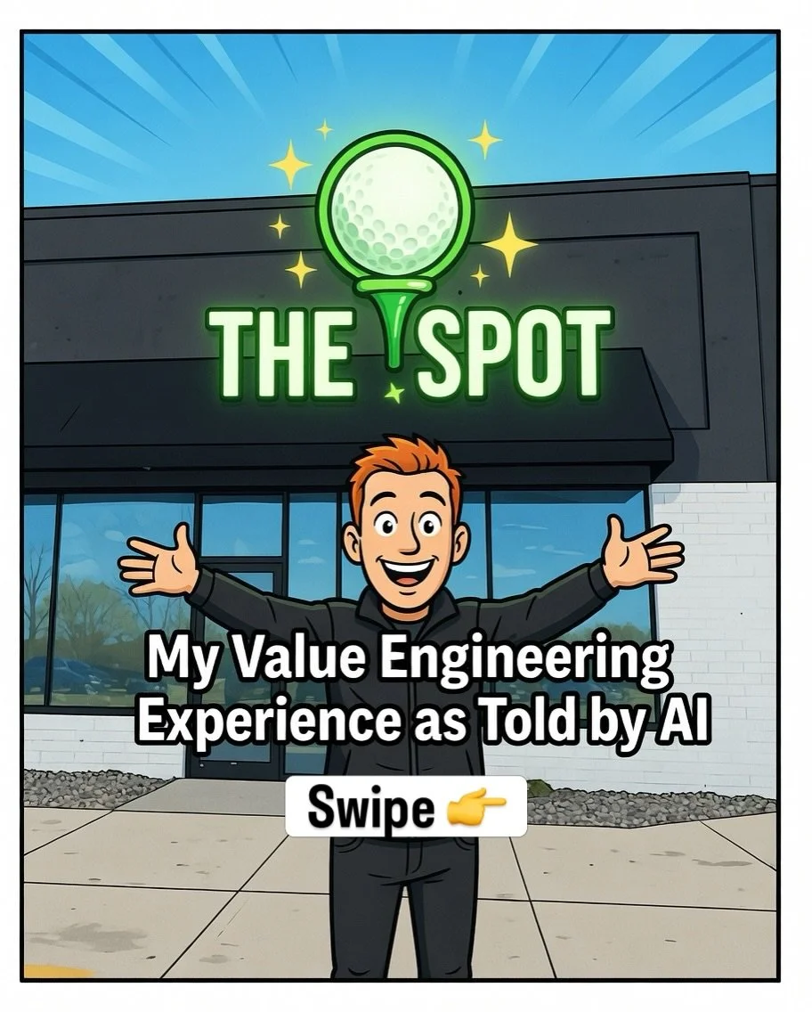 Day 73. This is how Ai interpreted how I spent the last 7+ days working with our builder on Value Engineering. 

What is Value Engineering? It&rsquo;s essentially the builder attaching cost to everything the architect put in the construction plans. 
