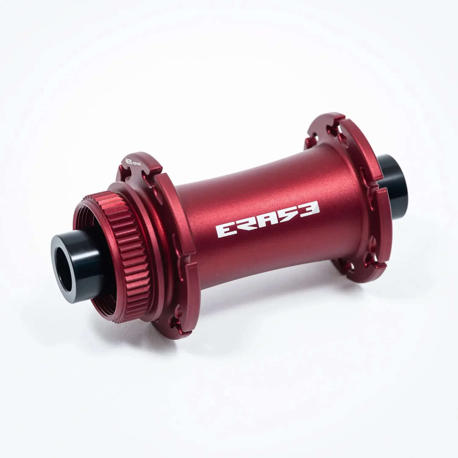 Hooked Road Centerlock Front Hub (for Berd spokes) (24, Red Hubs).webp
