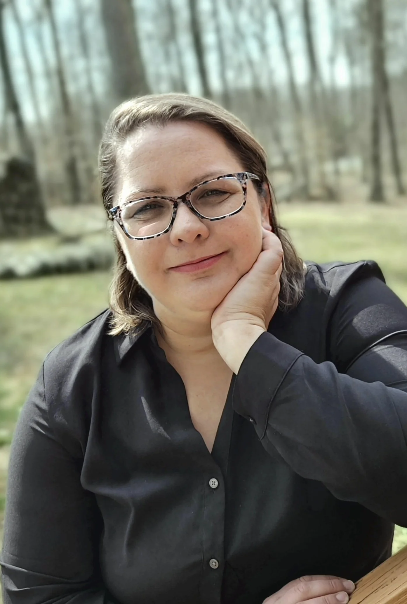 A headshot of Mary Stachyra Lopez