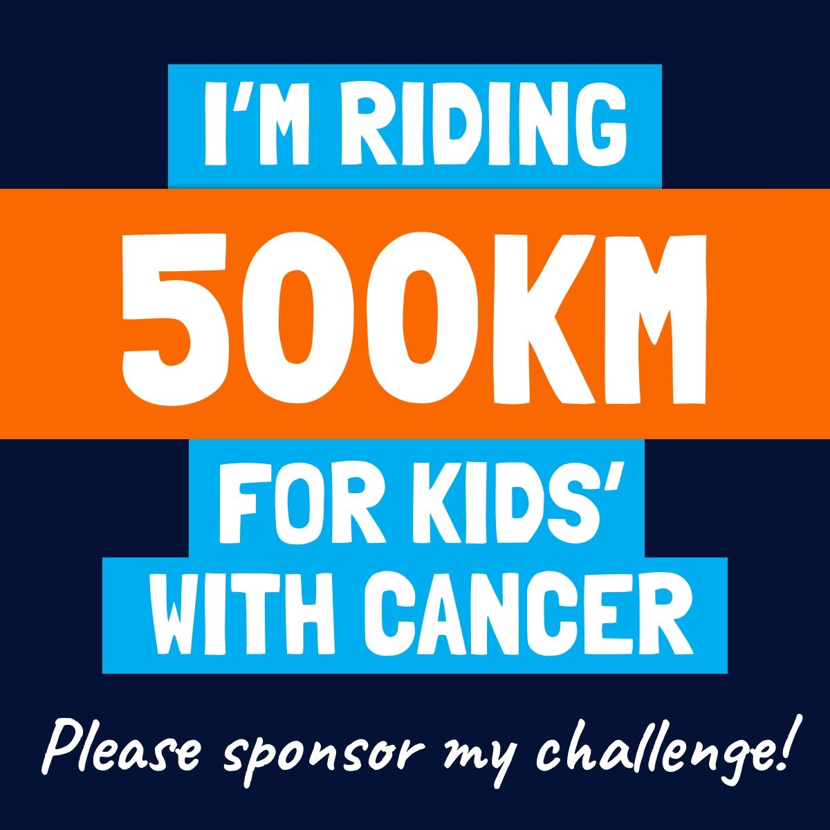 RIDING TO FIGHT KIDS' CANCER