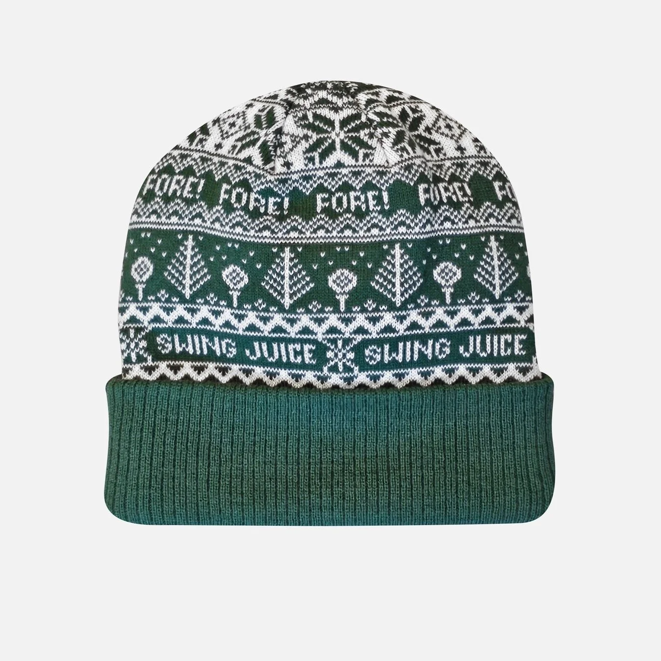 SwingJuice Golf Fore Fairisle Knit Beanie
