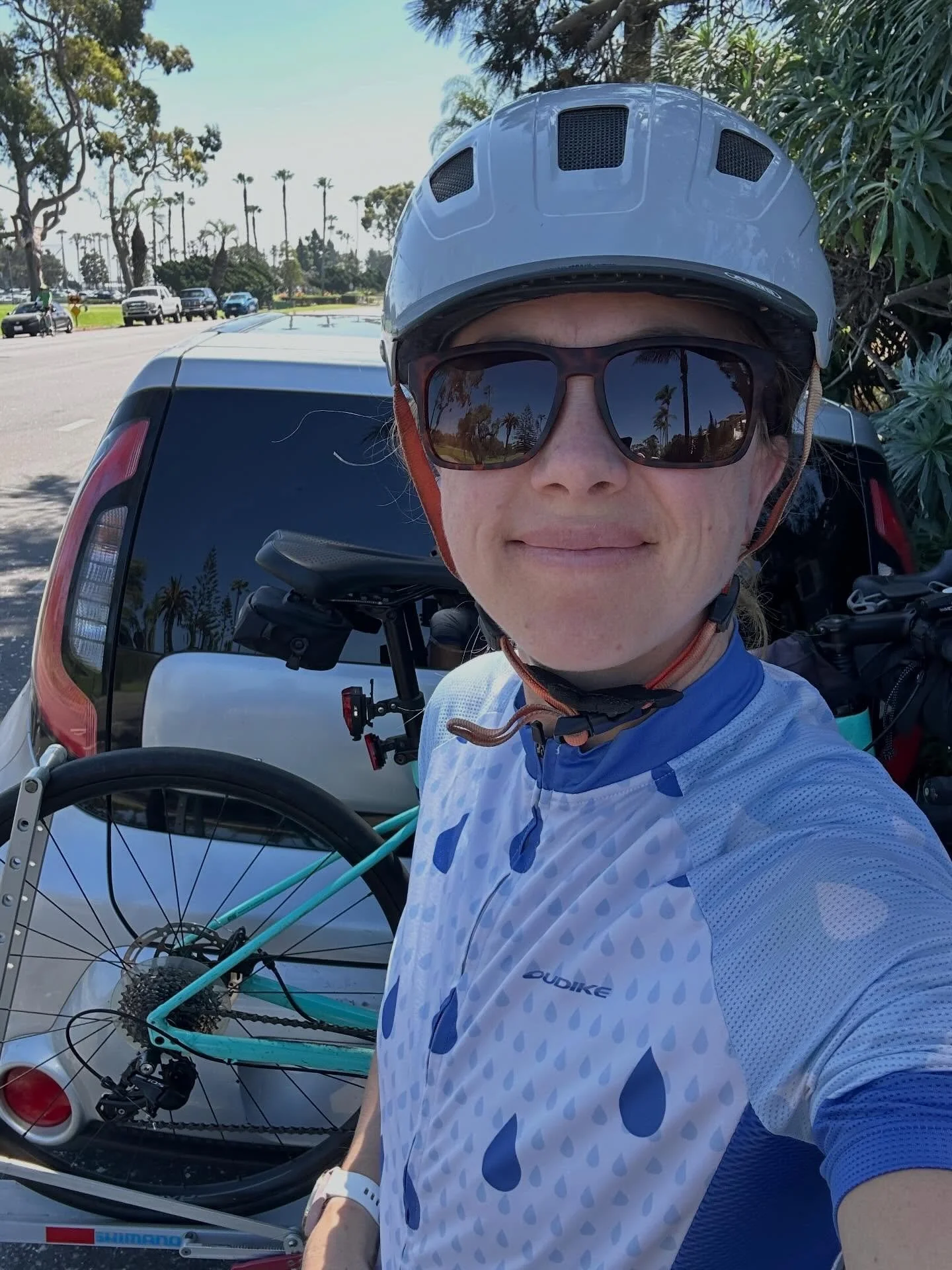 I program my entire year of fitness around how much I love riding my bike in the month of April &mdash;  because all the flowers are bursting forth in vitality and the seasonal weather tantrums that make riding outside so dynamic and unpredictable. S