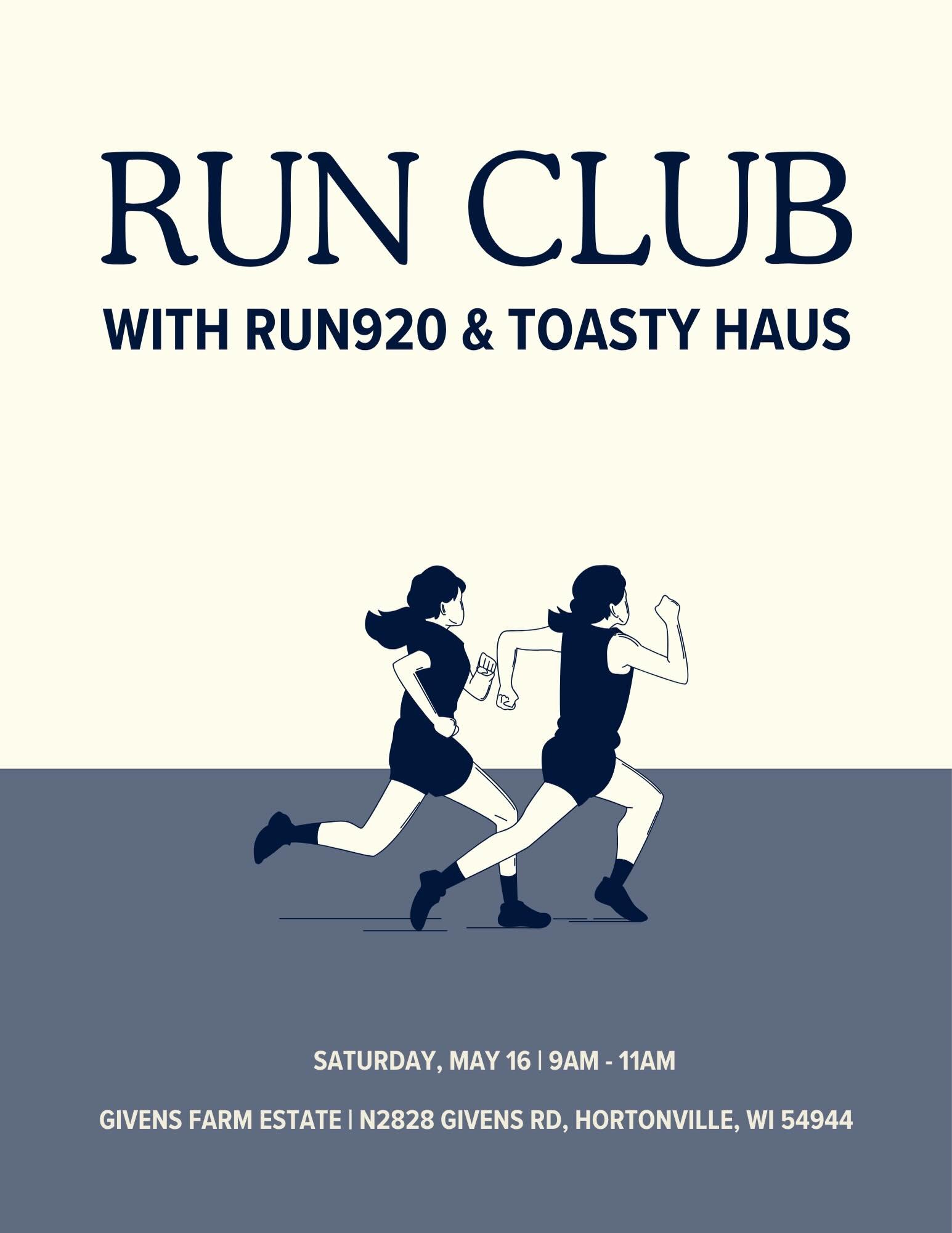 Okay, friends! This Saturday we&rsquo;re hosting our monthly run club. Come hang out with us!

The run is completely free and open to the community &mdash; just come ready to move, connect, and enjoy a morning at the farm. After the run, our Sauna &a