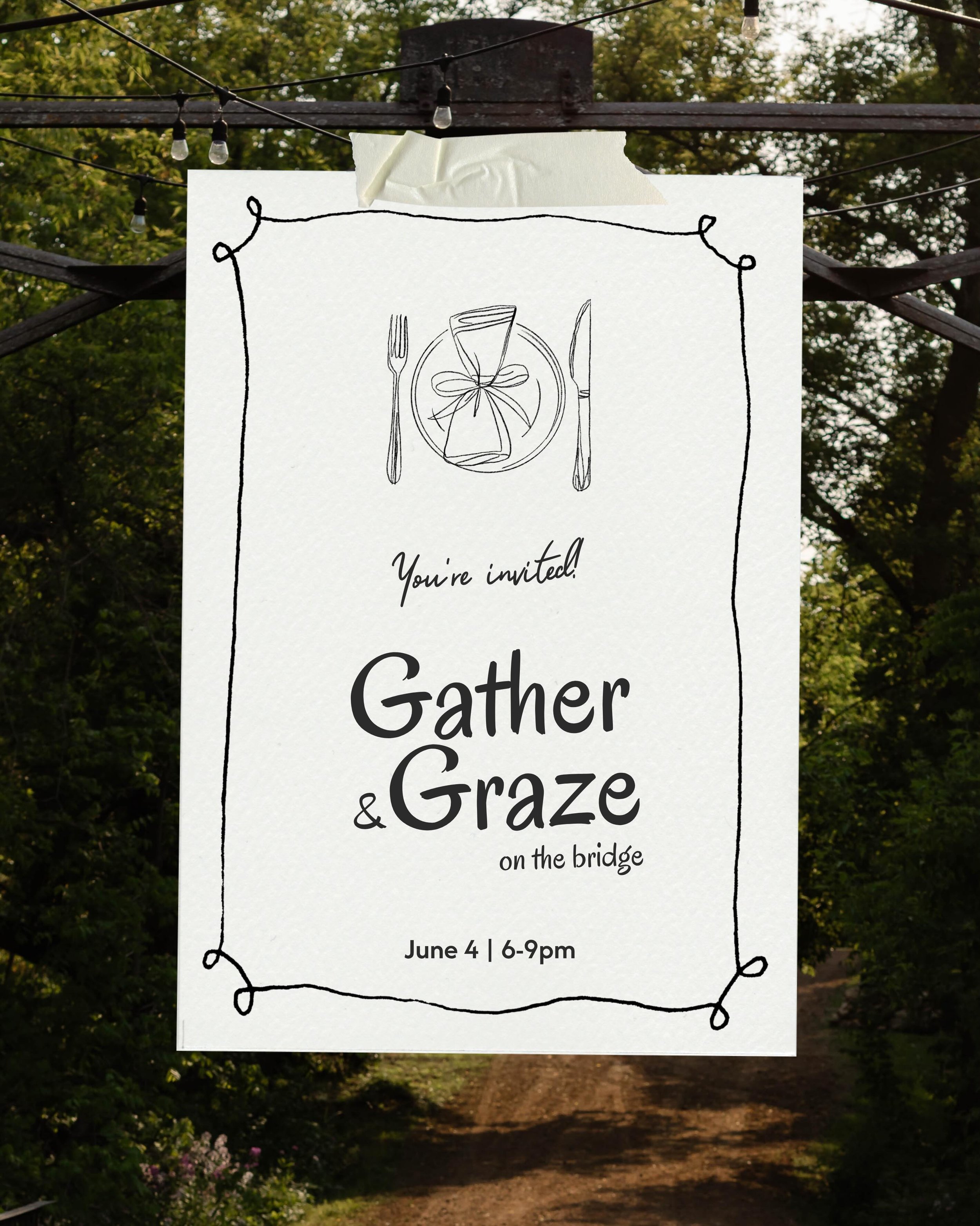 We&rsquo;ve been talking about this dinner for months, and it&rsquo;s finally happening! Join us June 4 from 6&ndash;9pm for an unforgettable evening on the truss bridge featuring a beautifully curated dinner by Chef @corbonzobeanz of @ukiyoprivateki