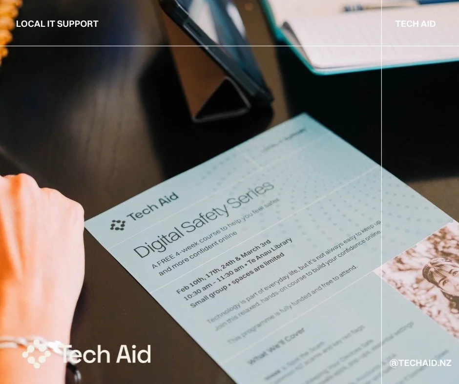 A little update on the upcoming Digital Safety Series 

Due to strong interest, I increased the intake to accommodate more people. Two additional spaces have now become available.

These small, relaxed sessions focus on practical digital confidence, 