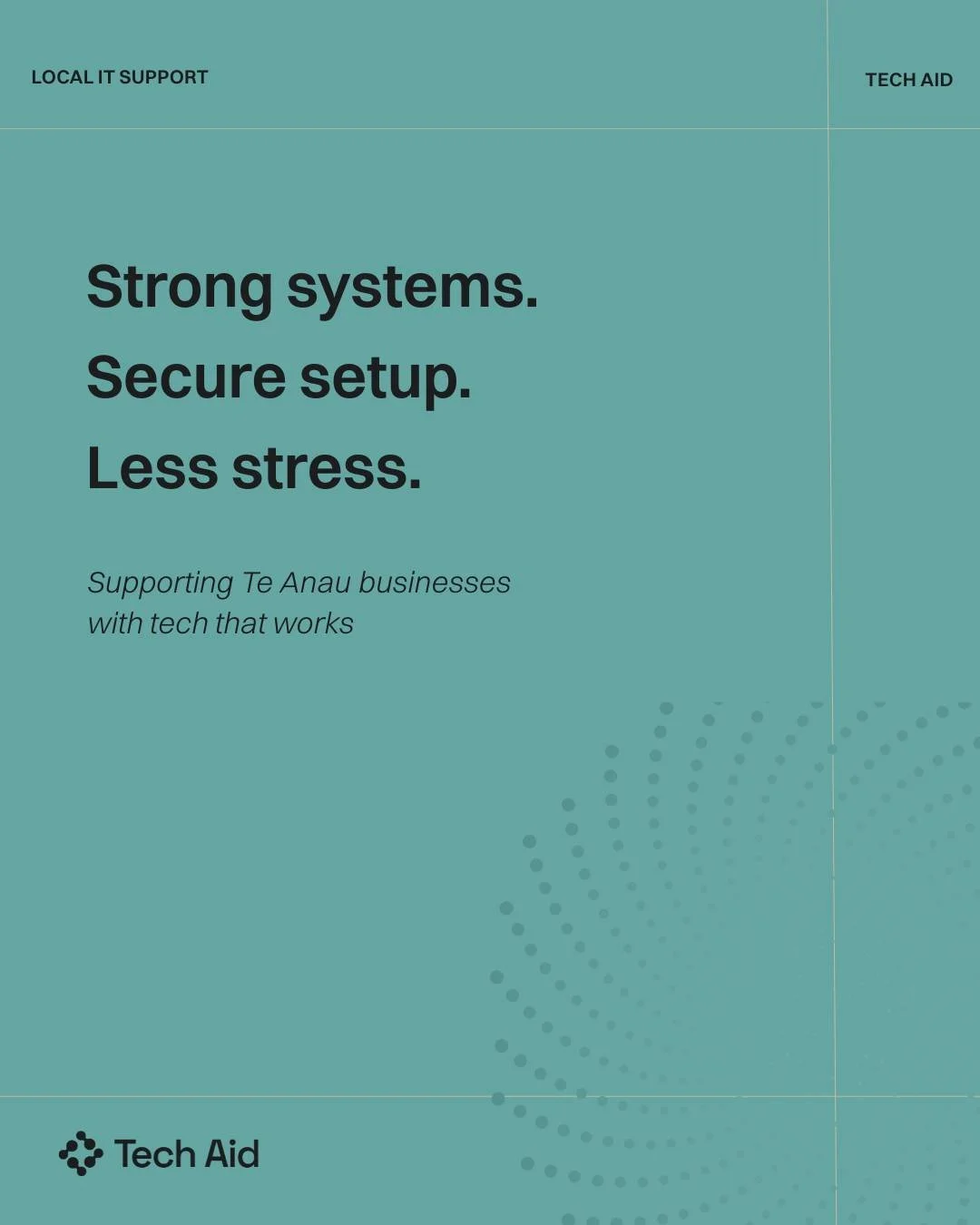 You might know Tech Aid for helping with home tech issues, but behind the scenes, I&rsquo;ve also been supporting local businesses with practical digital solutions.

Just recently, I installed two Wi-Fi access points for a Te Anau motel to make sure 