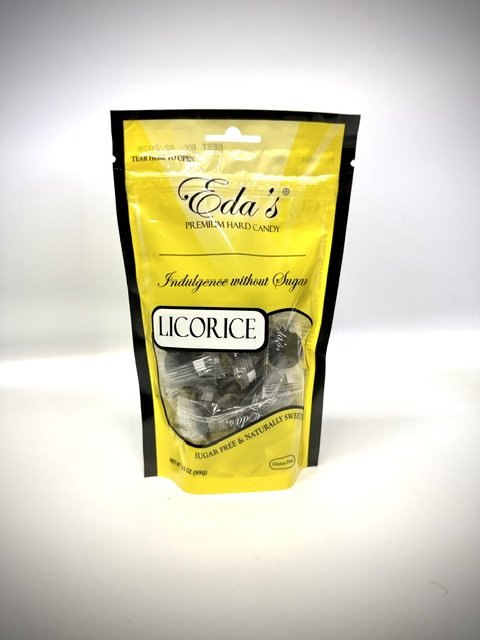 Eda's Licorice Sugar free Hard Candy