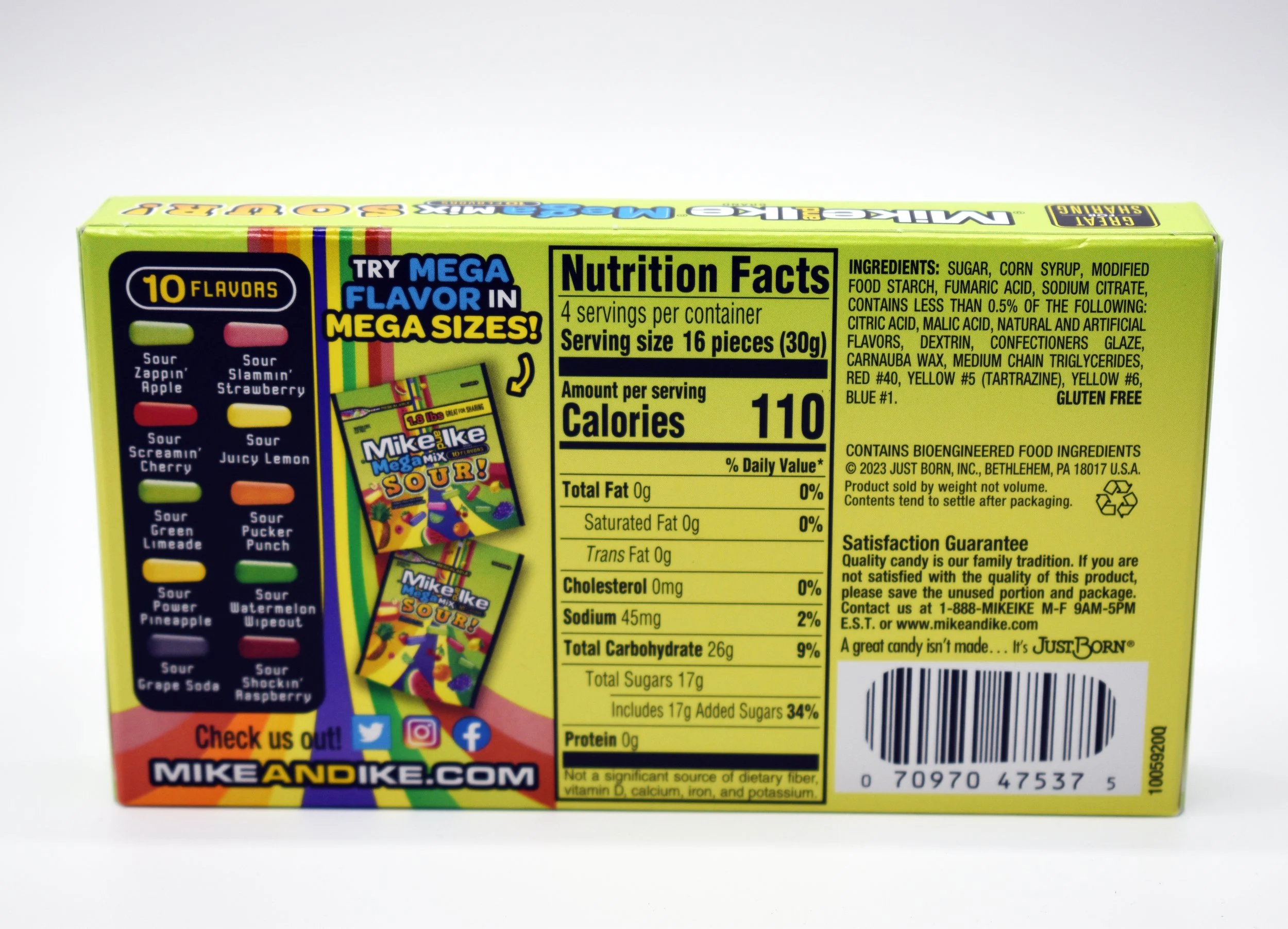 Mike and Ike Mega Mix Sour — Rayge Candy Company