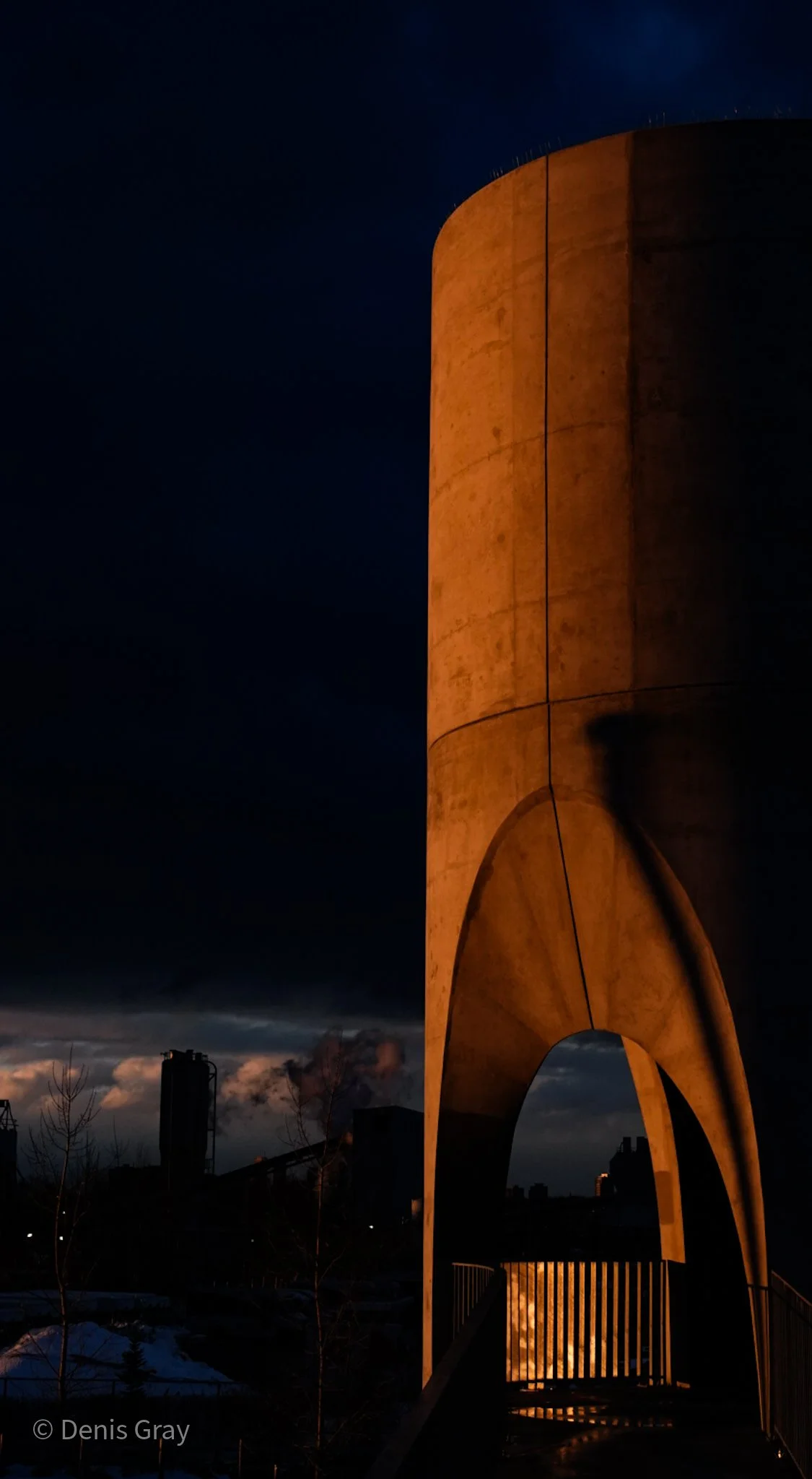 Lookout tower at Leslie Lookout Park, Toronto, Ontario.