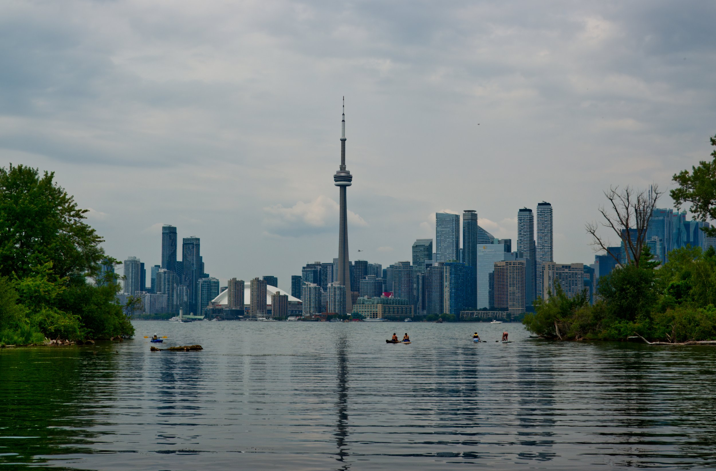 Toronto Skyline from Ward Island