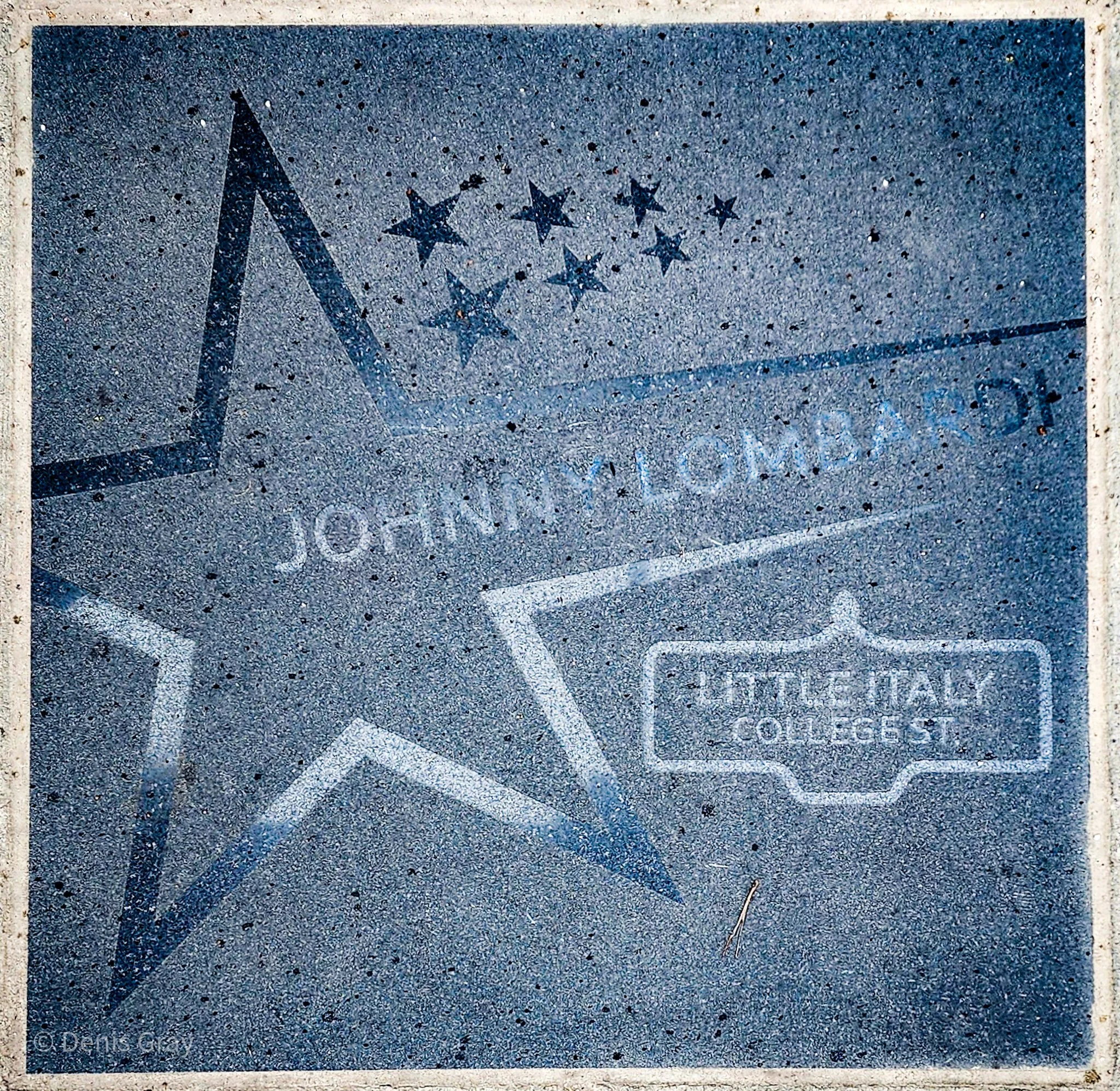 Johnny Lombardy memorial, Little Italy, Toronto