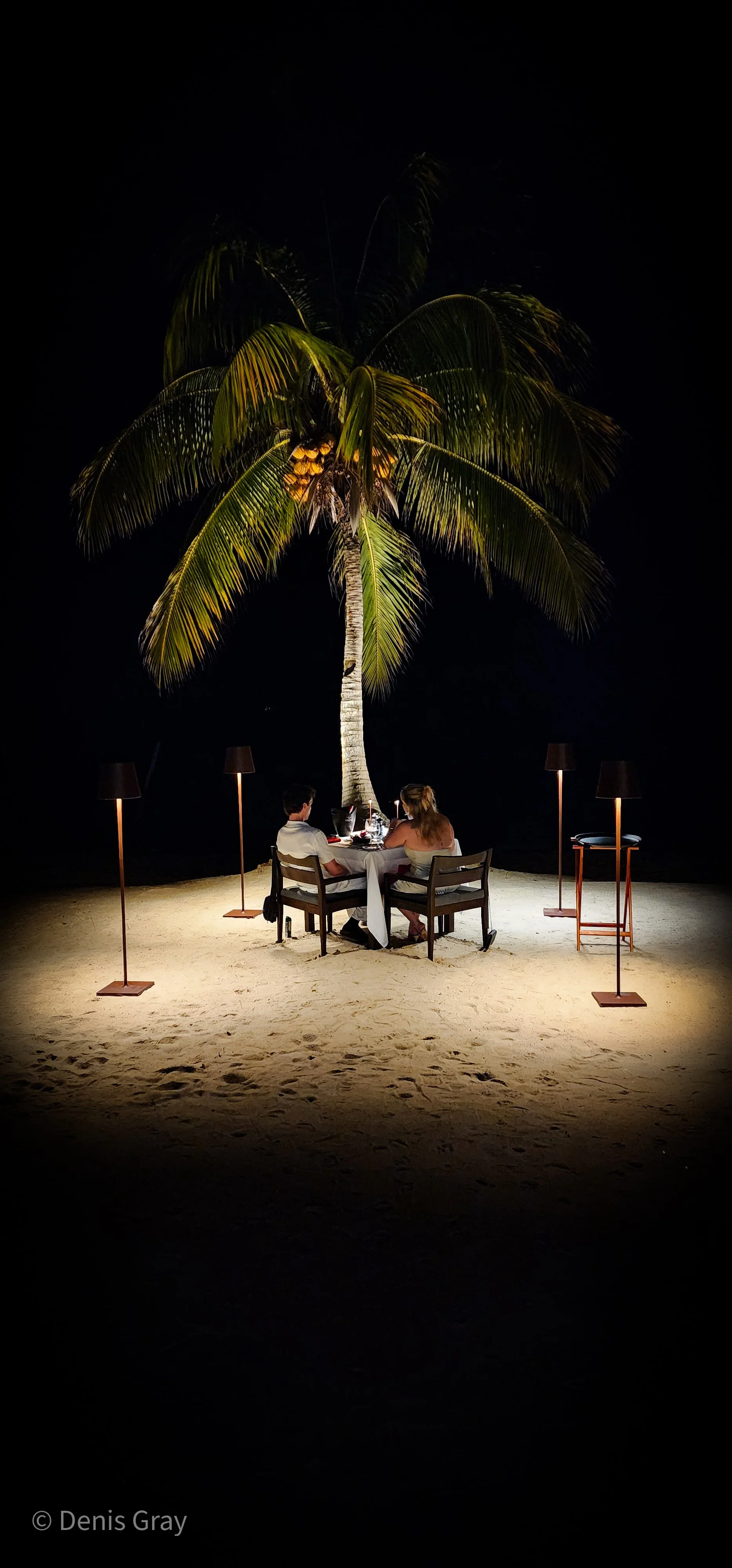 Beachfront Dining, Hopkins, Belize
