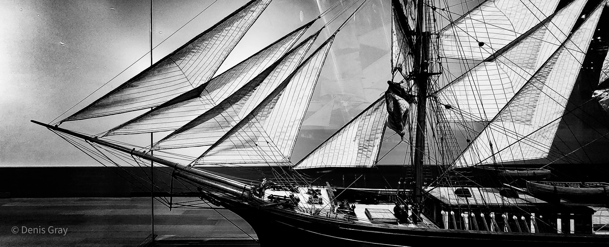 Ship model in the Art Gallery of Ontario, Toronto