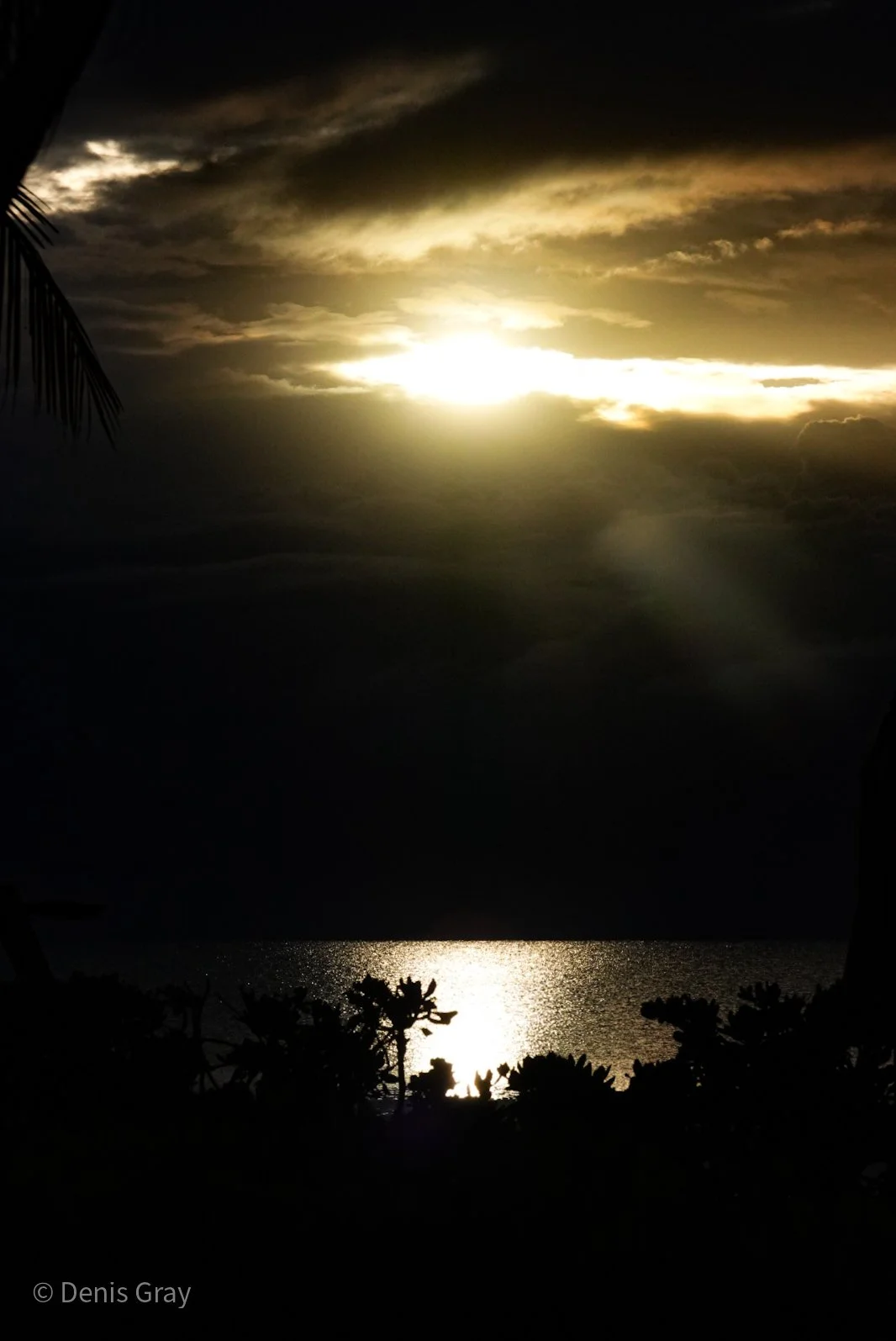 Early sun over Hopkins, Belize
