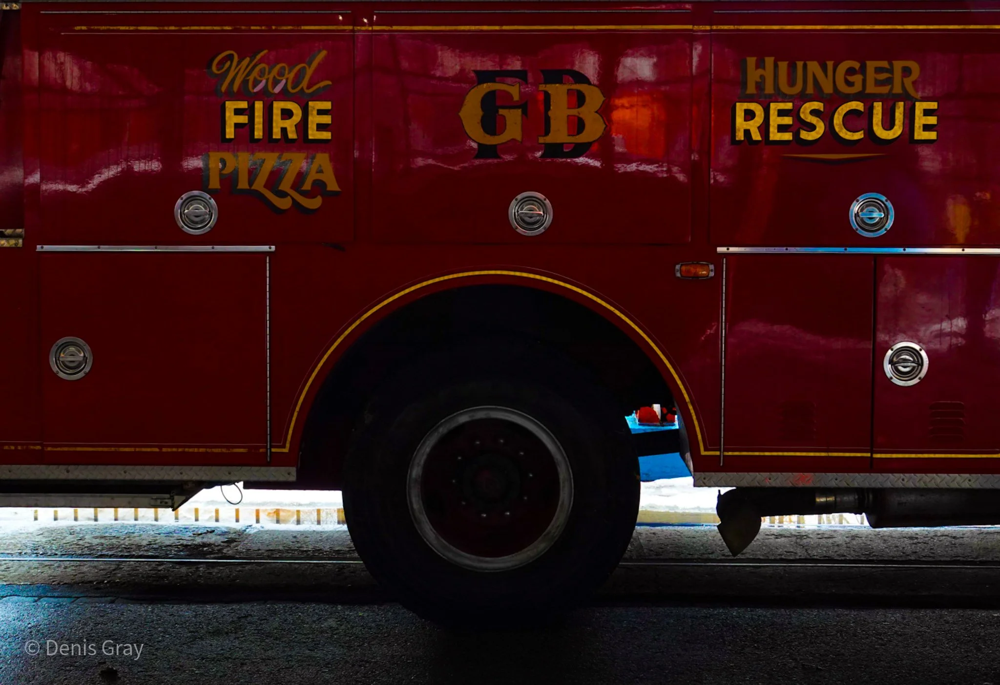 Evergreen Green Brickworks Fire Truck, Toronto