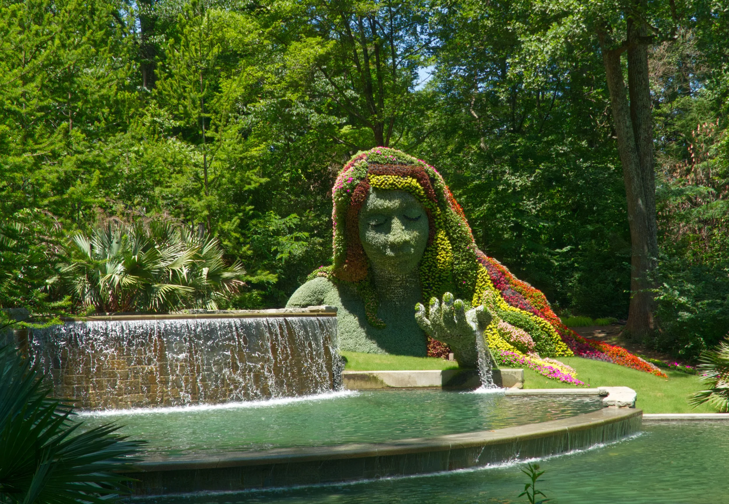 Flower Art, Atlanta Botanic Garden, Atlanta, Georgia