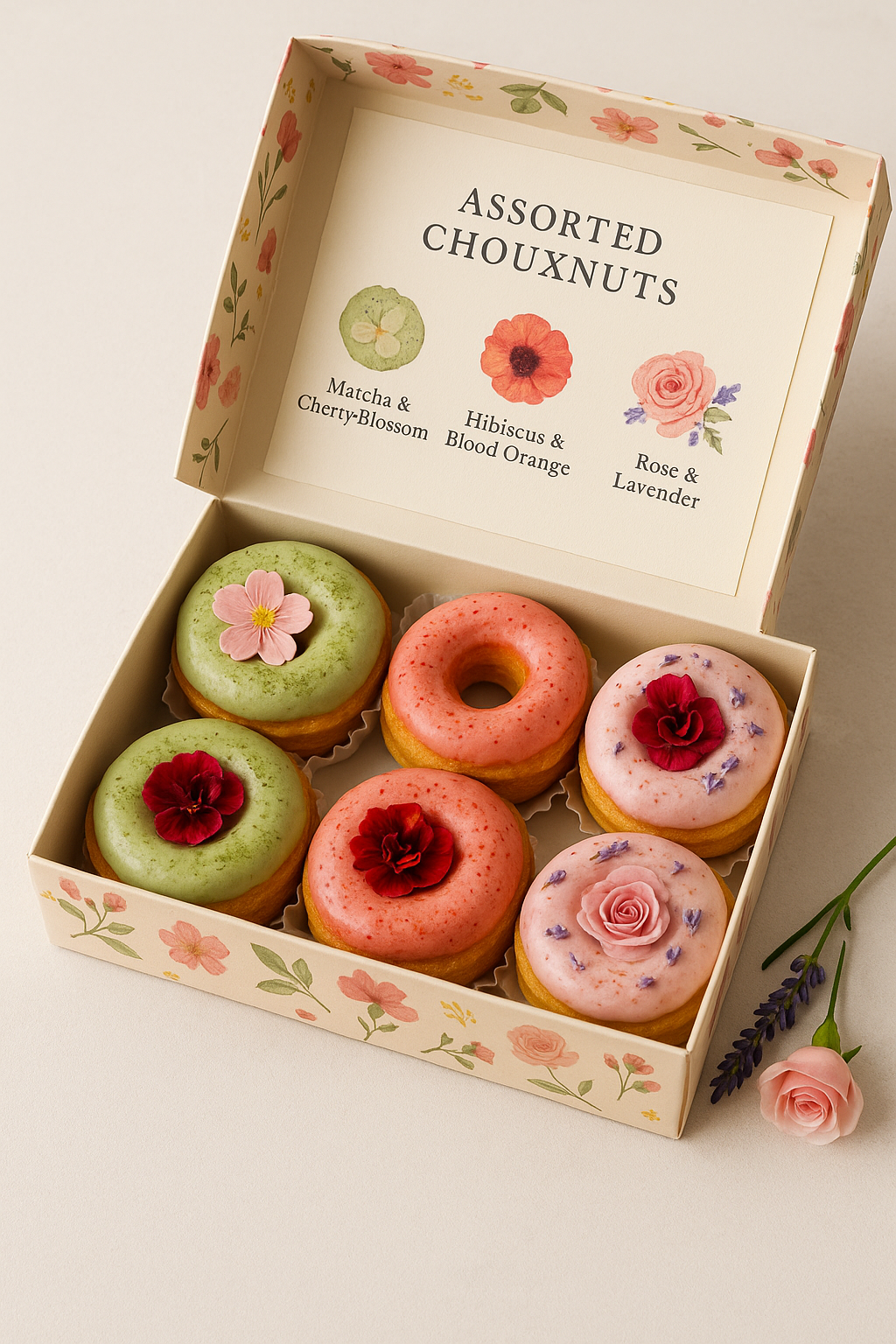 Botanical Chouxnuts Box