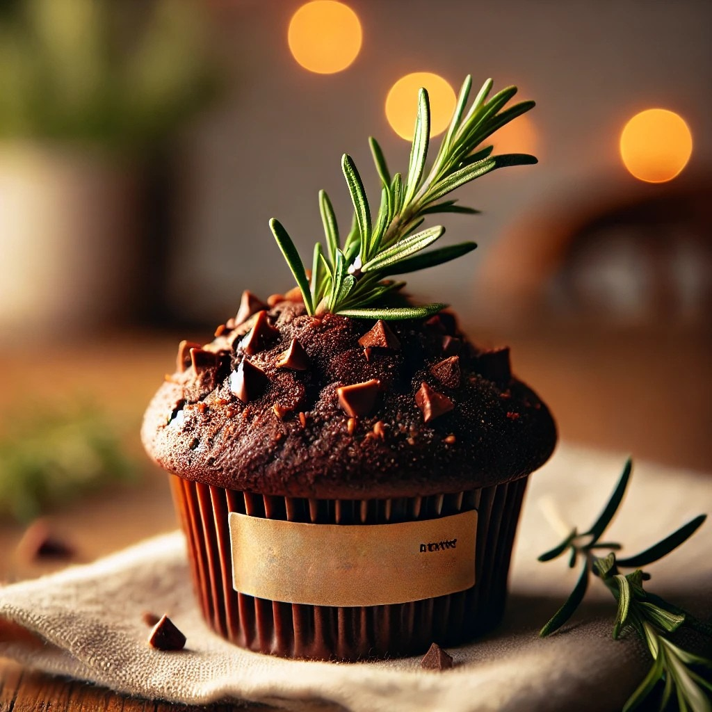 Signature Muffin – Rosemary Double Chocolate Banana