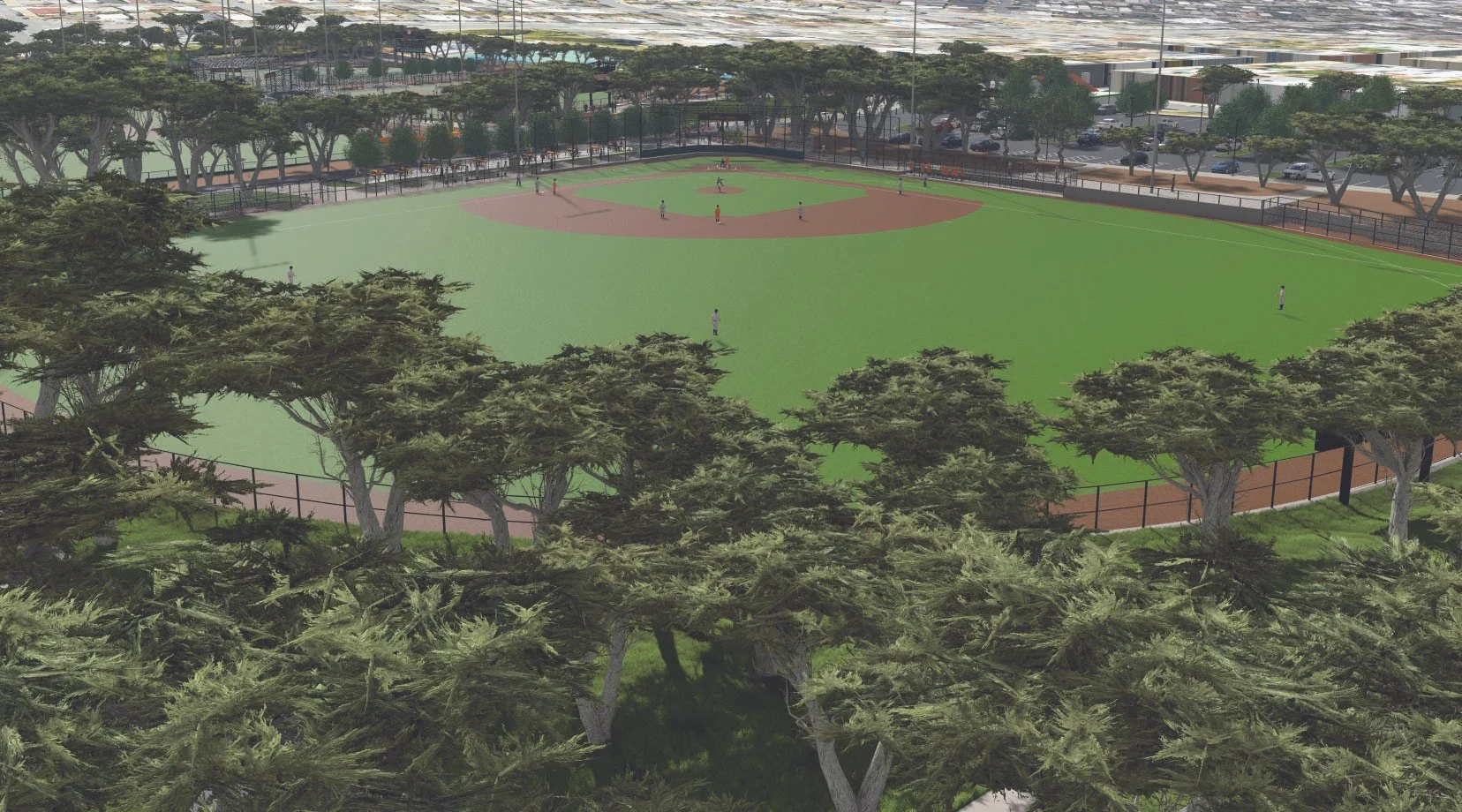Work on Deck for $50M Crocker Amazon Ball Field Renovation