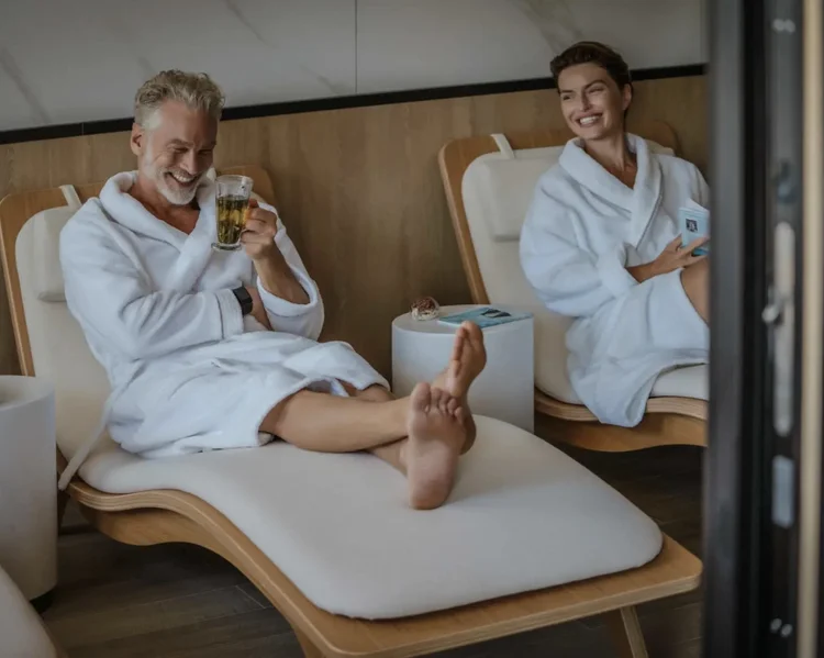 Spa treatment room